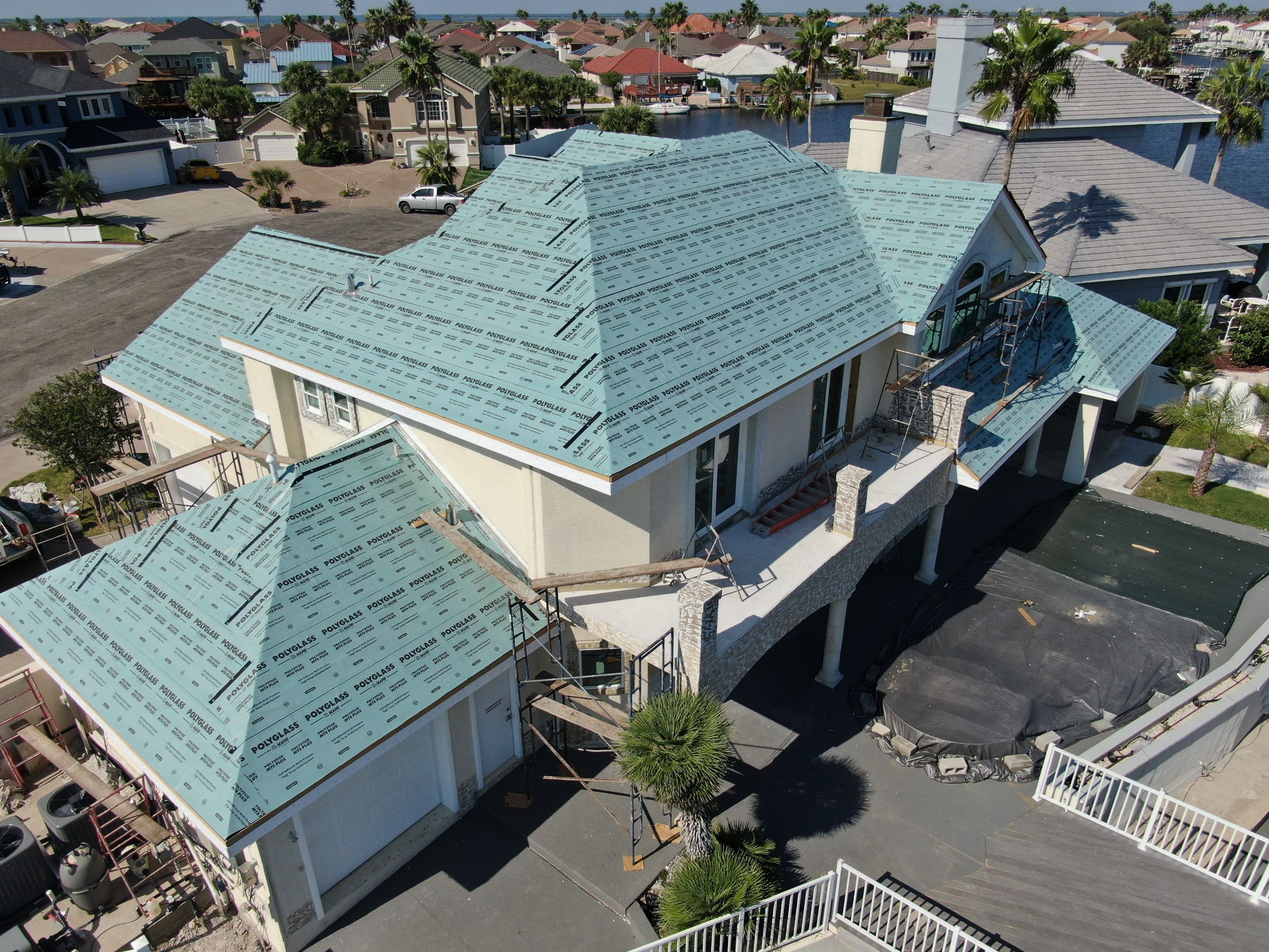 Stucco by Bayfront Roofing and Construction