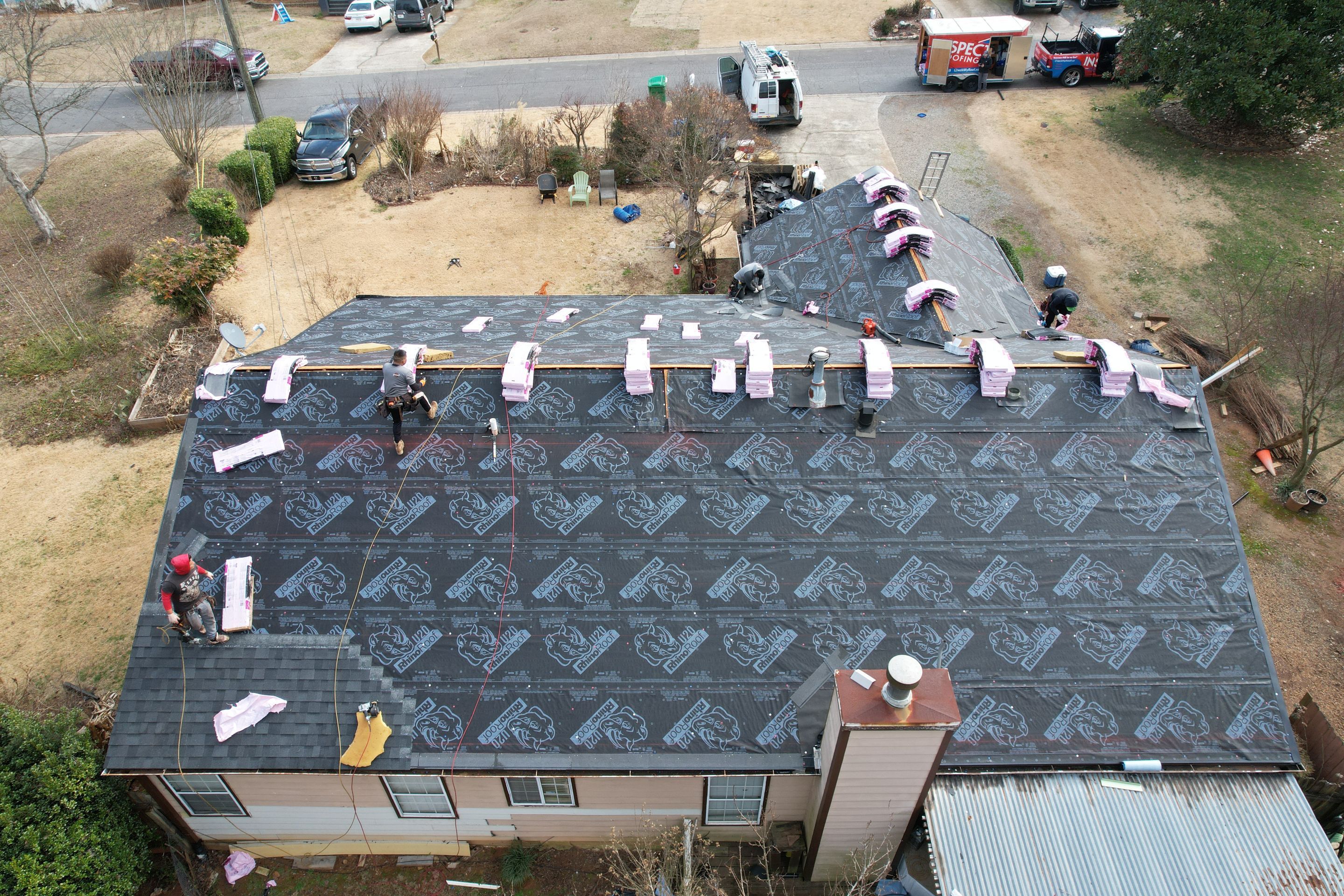 Residential Roofing Installation using Owens Corning by Inspector Roofing and Restoration