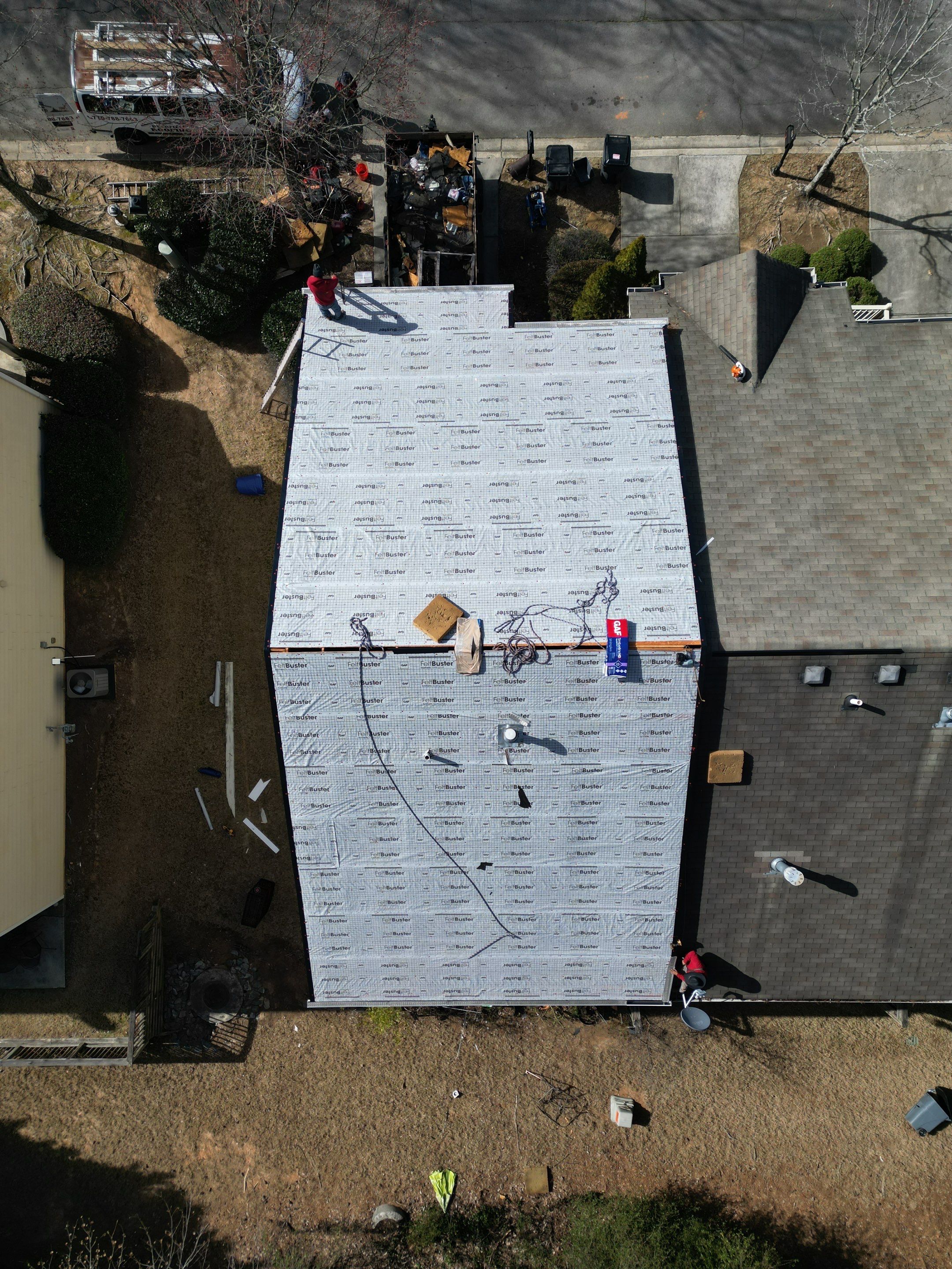 Roof replacement by Deerfield Roofing LLC