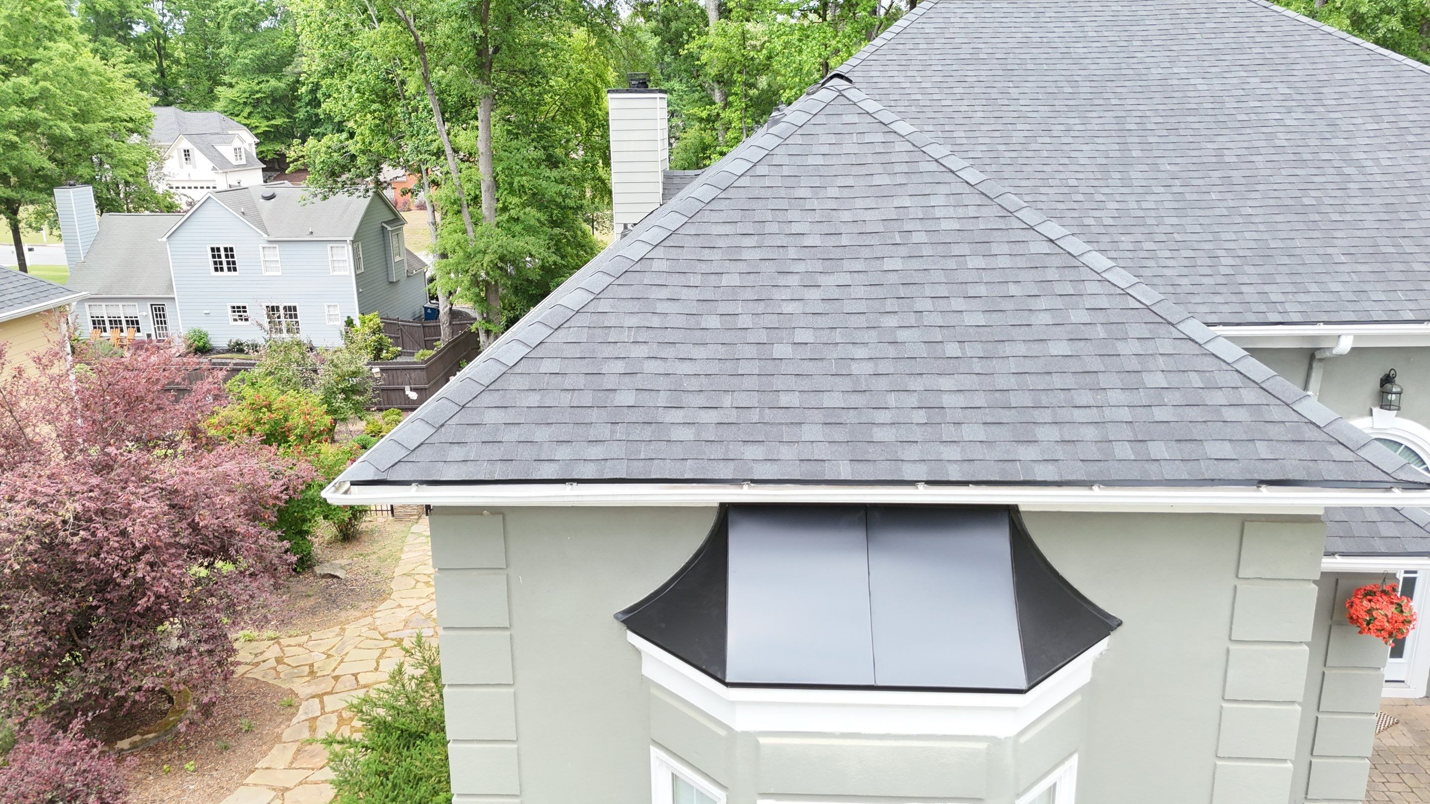 Alpharetta, GA Roof Replacement CertainTeed Landmark Pro Max Def Charcoal Black by Reset Roofing