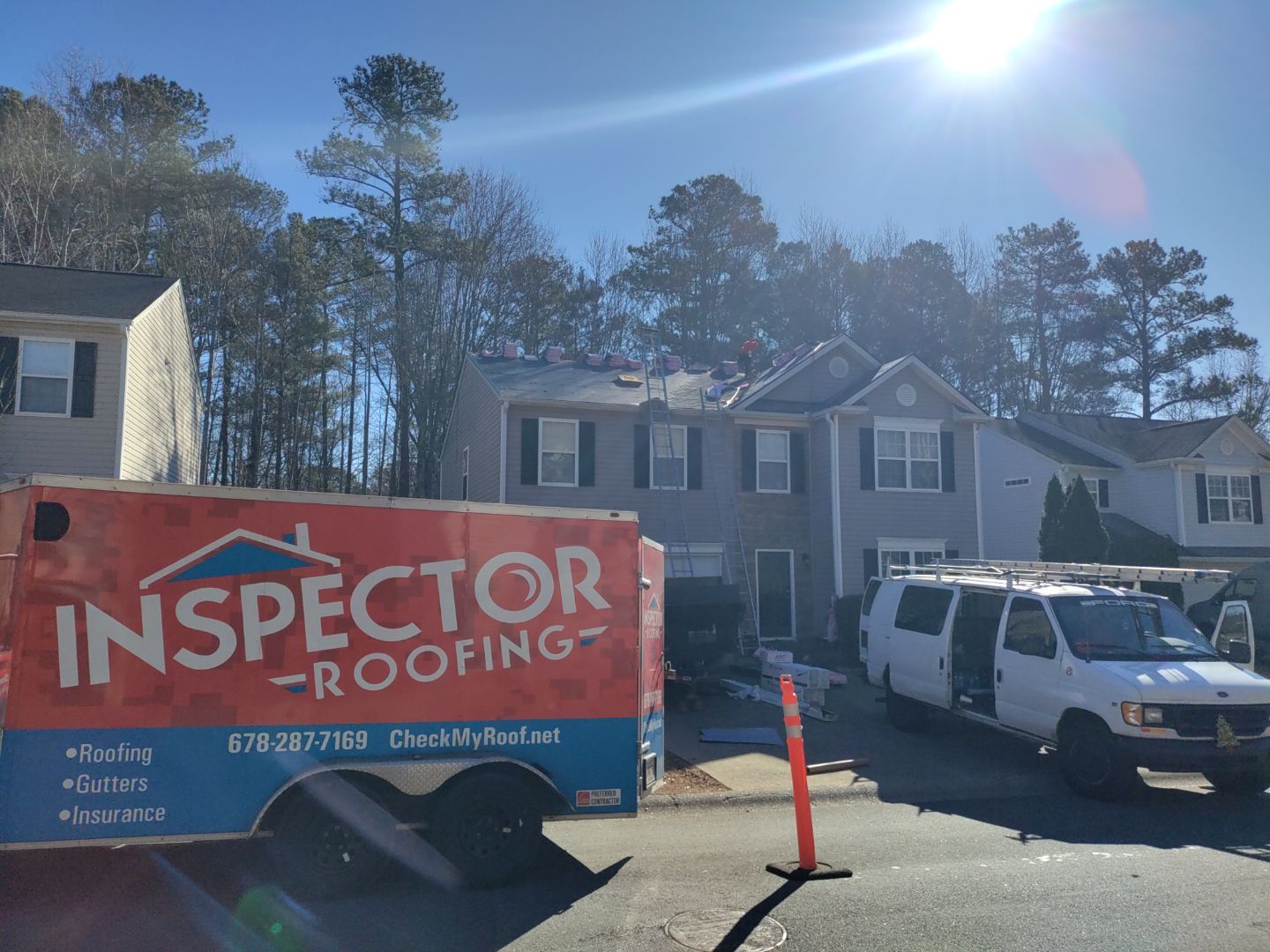 Residential Roofing Installation using Owens Corning by Inspector Roofing and Restoration