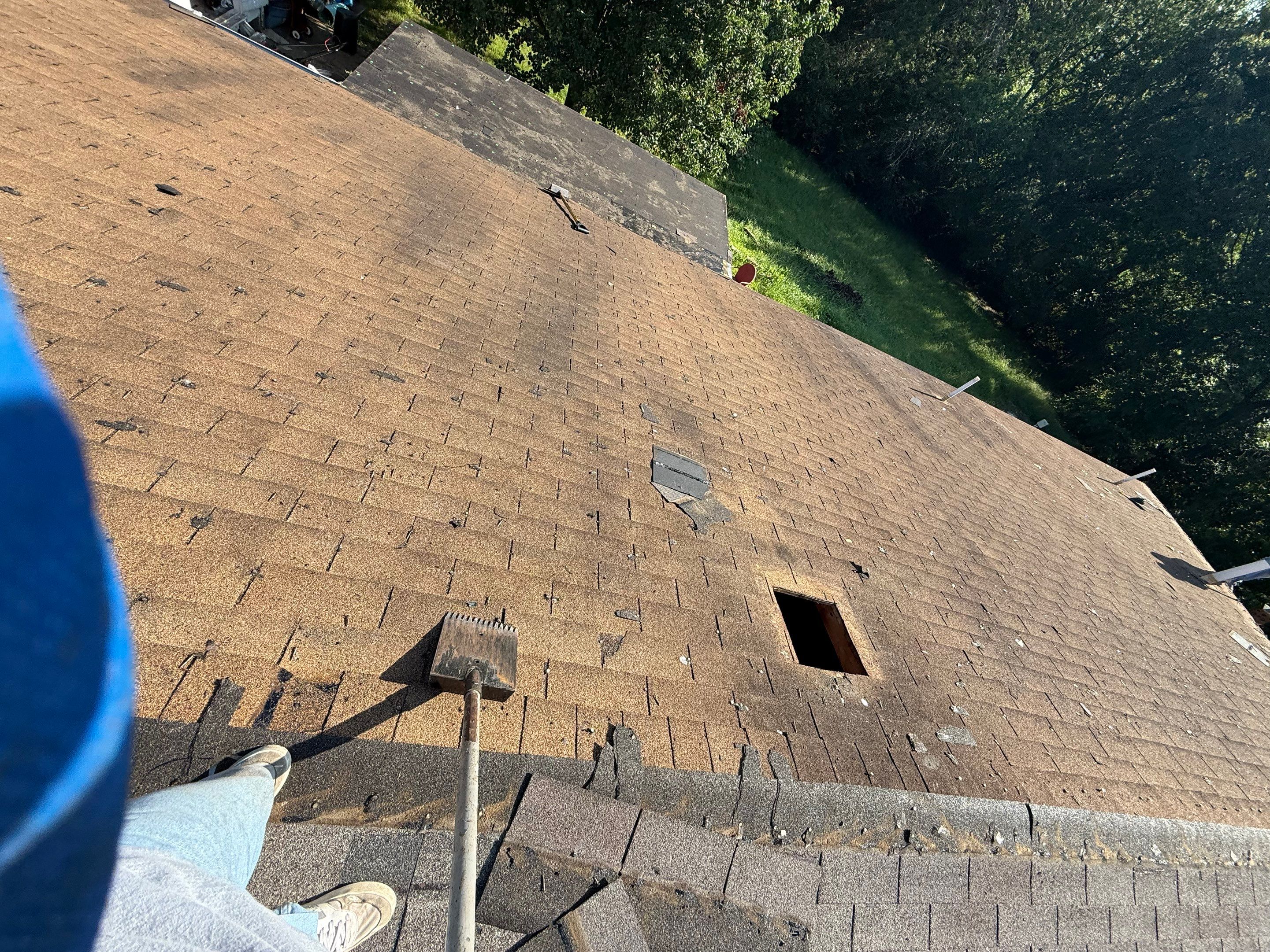 2 layers tear off & installation of new architectural shingles. by In & Out Construction & Remodeling, LLC