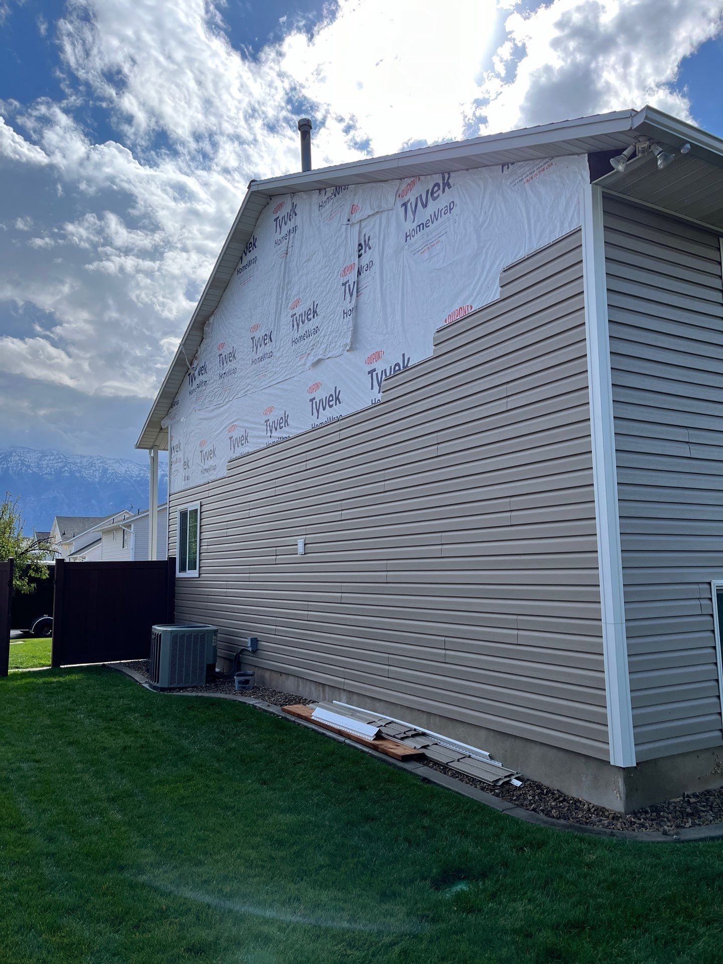 Orem | Complete Vinyl Siding Upgrade & Gutters | Pebblestone Clay by Ideal Siding Utah