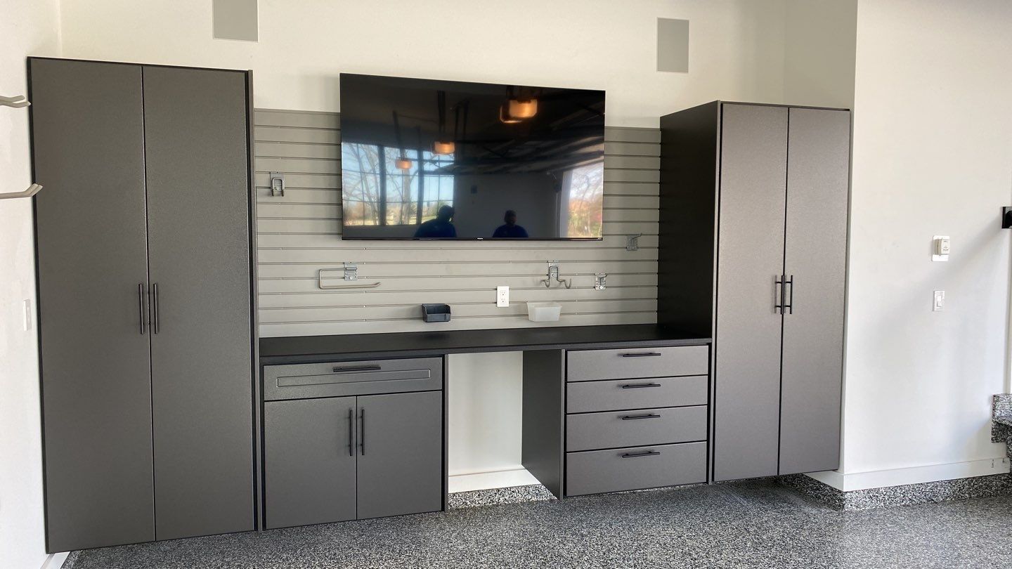 Rob N. upgrades his new garage! by Banner Garage