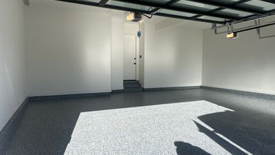 Jim J got this beautiful new Banner Blue garage floor