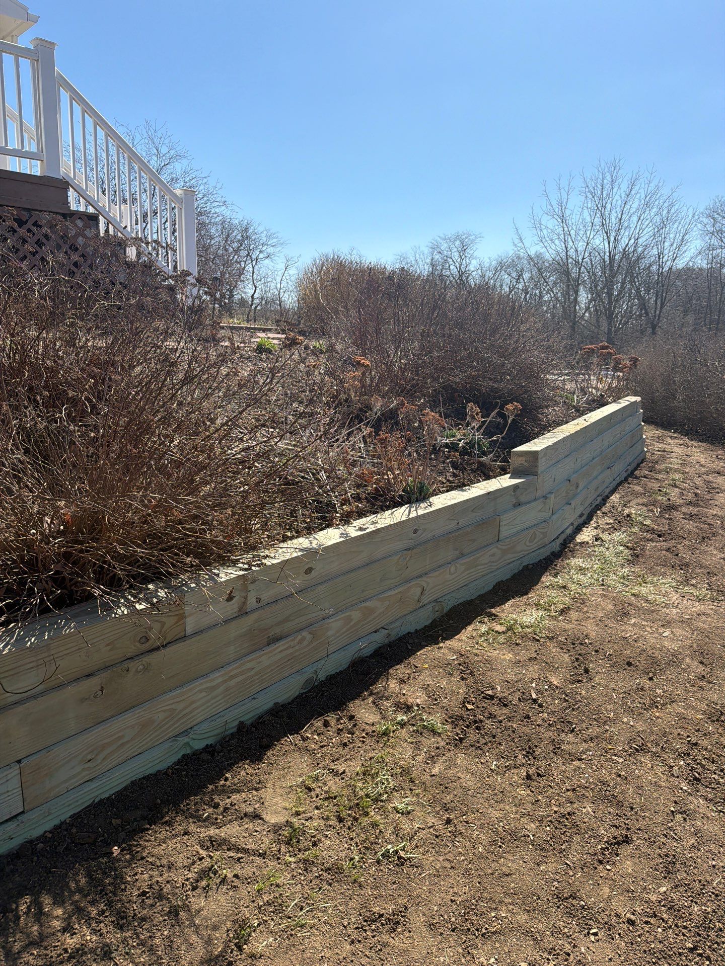 Retaining Wall by Cutting edge painting 