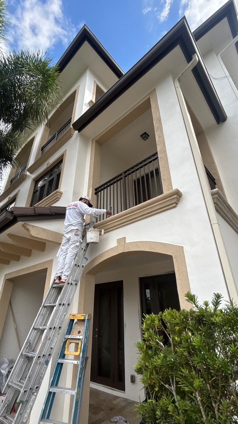 Large Scale Commercial Exterior Isle of Venice Drive, Fort Lauderdale by John “The Greek” Painting