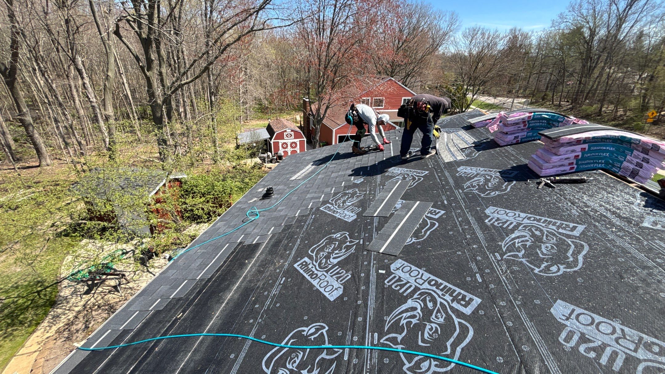 Roof Replacement using Owens Corning Onyx Black by 180 Contractors
