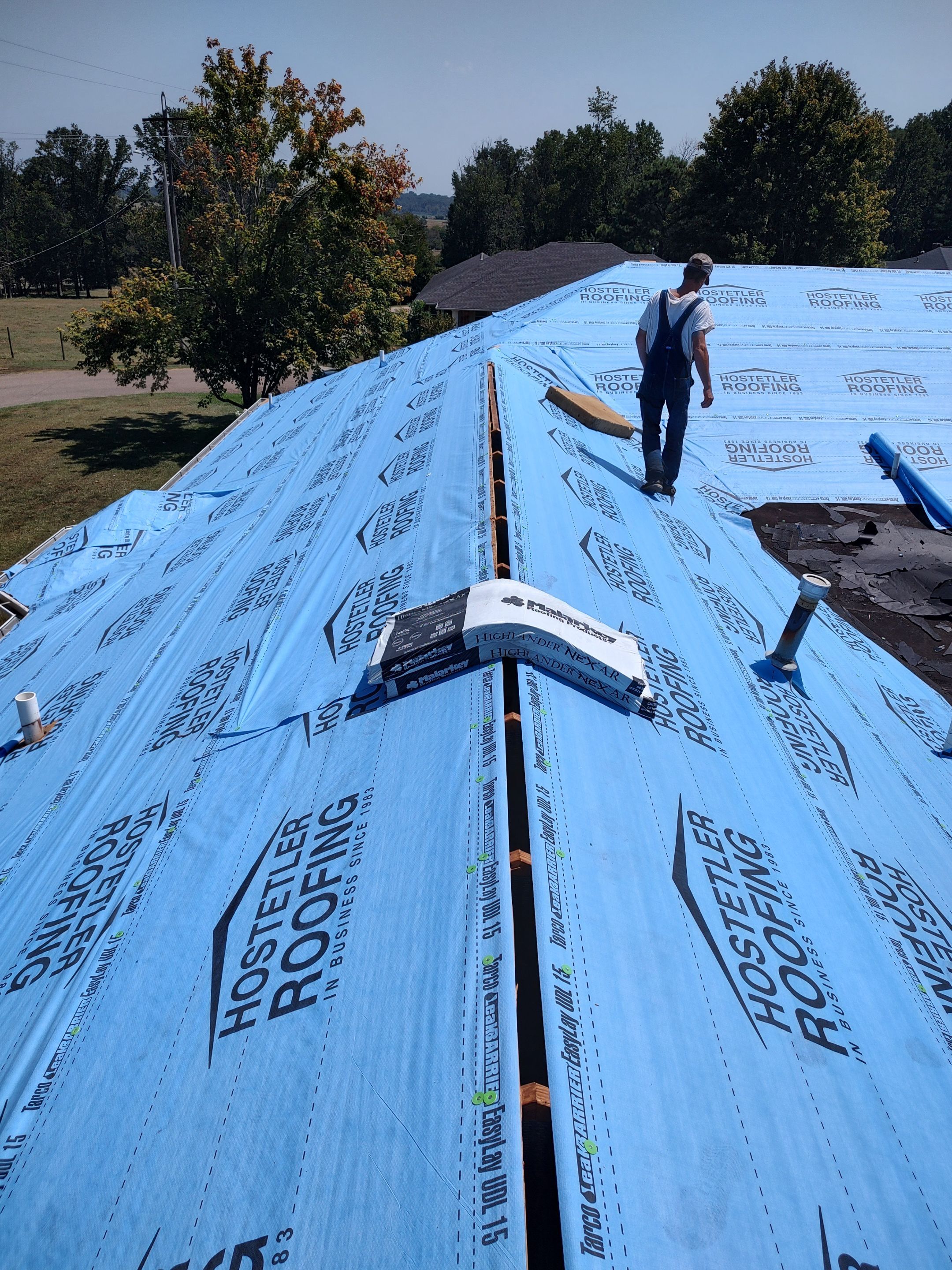Residential Roofing Repair using Malarkey Vista: Midnight Black by Hostetler Roofing