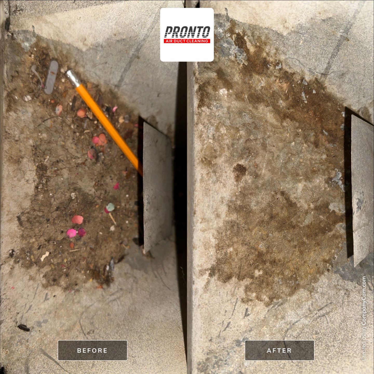 Air duct cleaning using Hypervac by Pronto Air Duct Cleaning