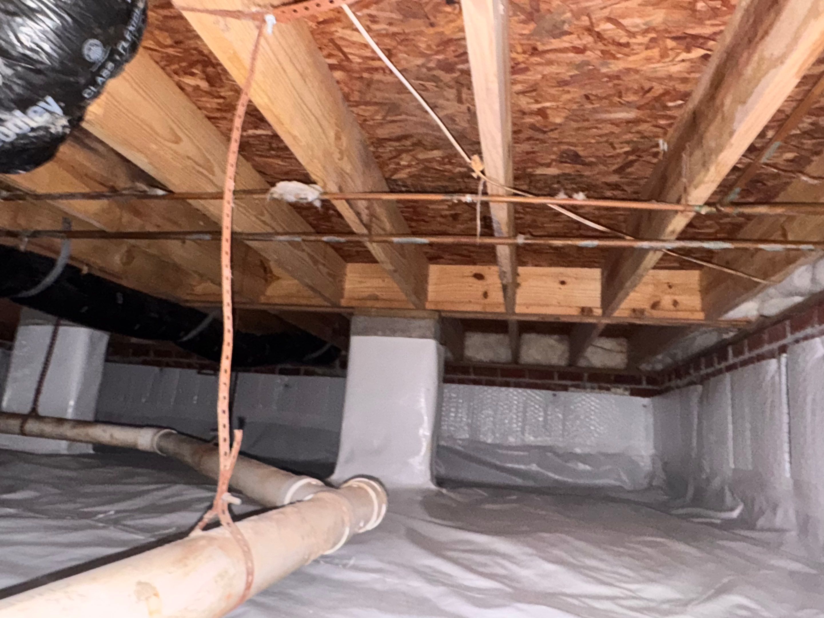 Structural Repairs inludiing sub-floor removal, new floor joists installed, girder replacmeent and dropped girder installed. by Impact Crawlspace