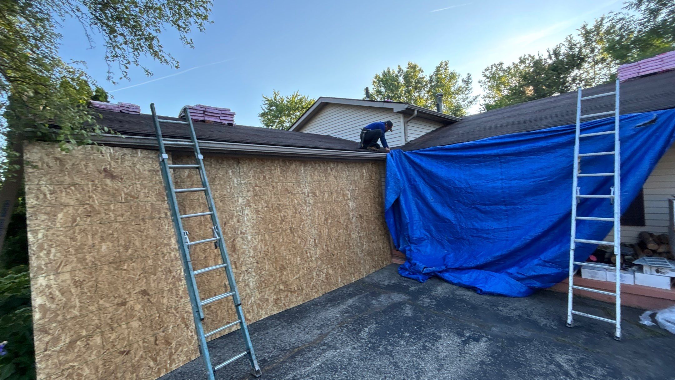 Roof Replacement using Owens Corning Brownwood by 180 Contractors