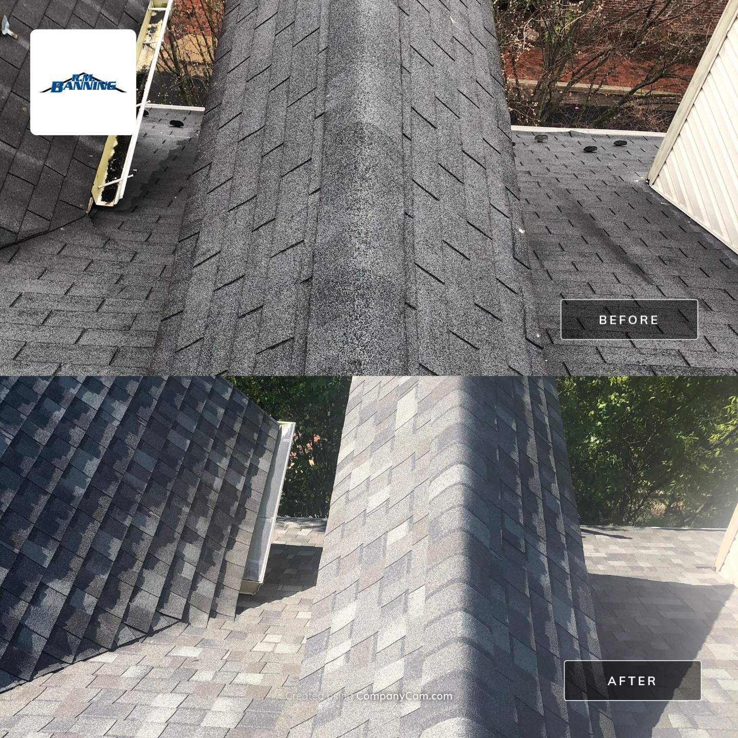 Alexandria: CertainTeed Landmark Pro Designer Shingles in Max Def Georgetown Gray by RM Banning, Inc.