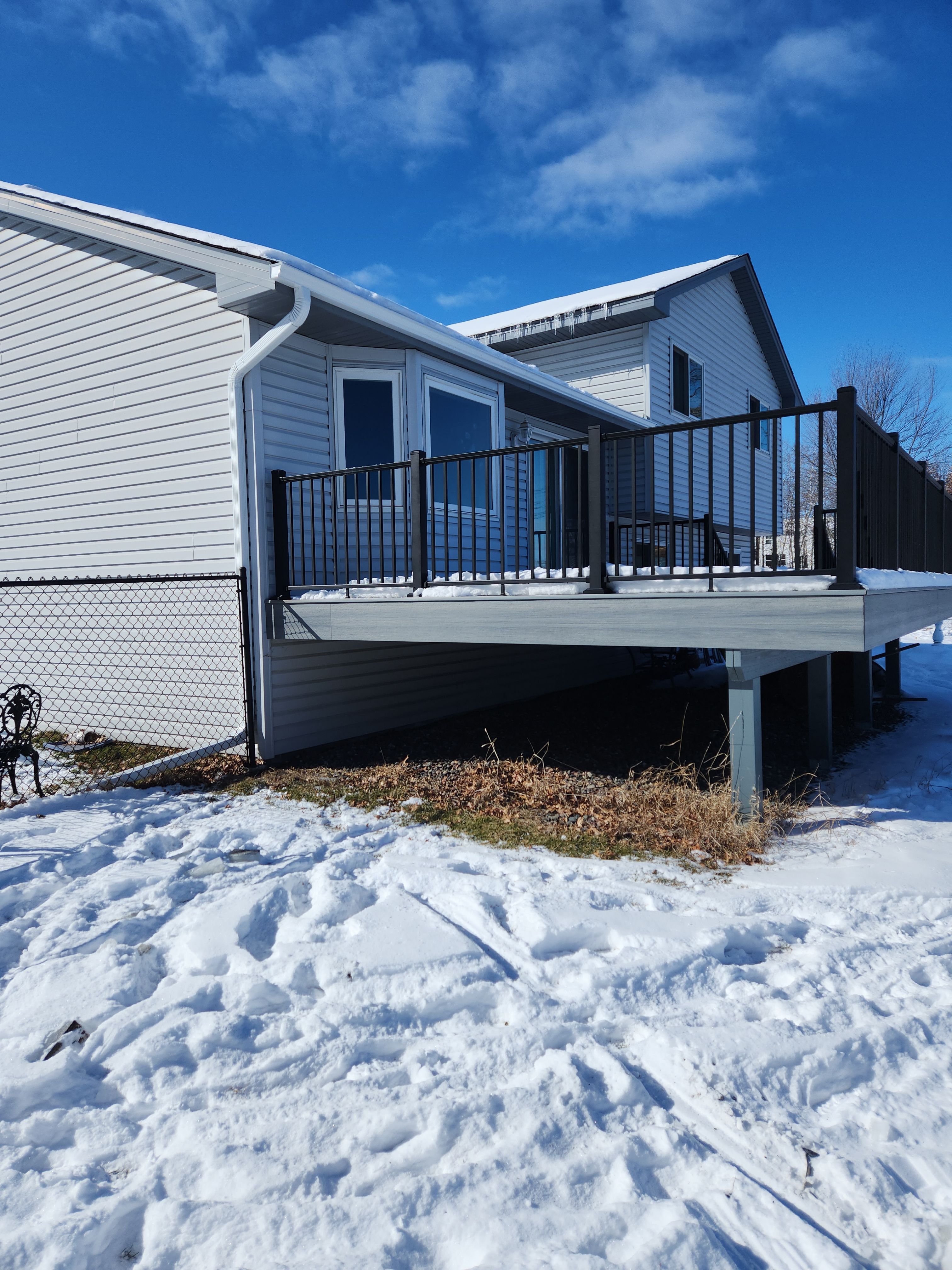 5" Gutters in Hugo by Next Level Seamless Gutters / Exteriors Inc.