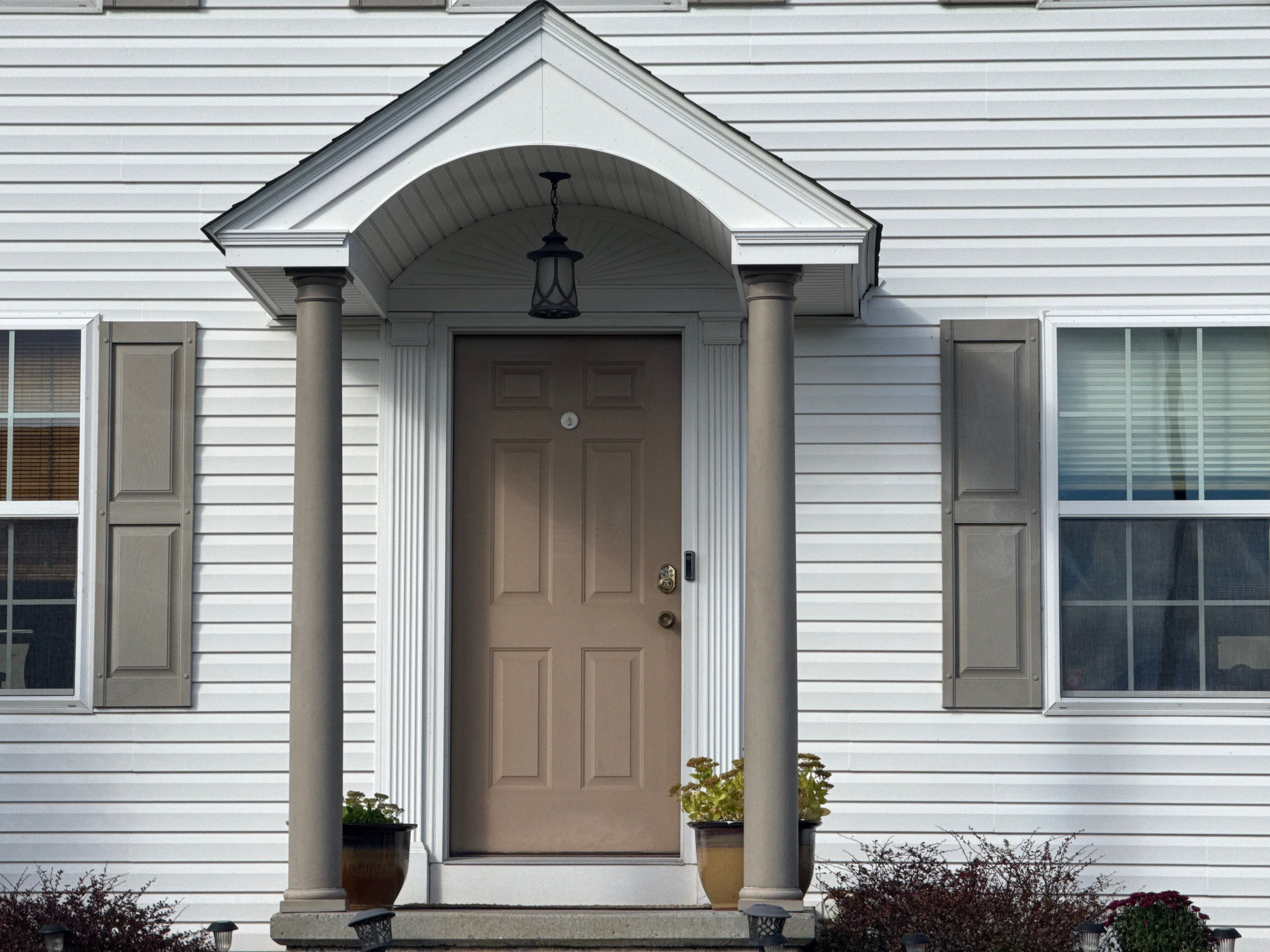 Custom Entry Door Replacement by Esh Builders