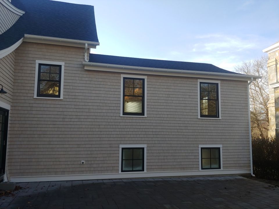 Newport, RI Gutter Installation using 6" Half Round Aluminum Gutter by Gutter Pro Enterprises