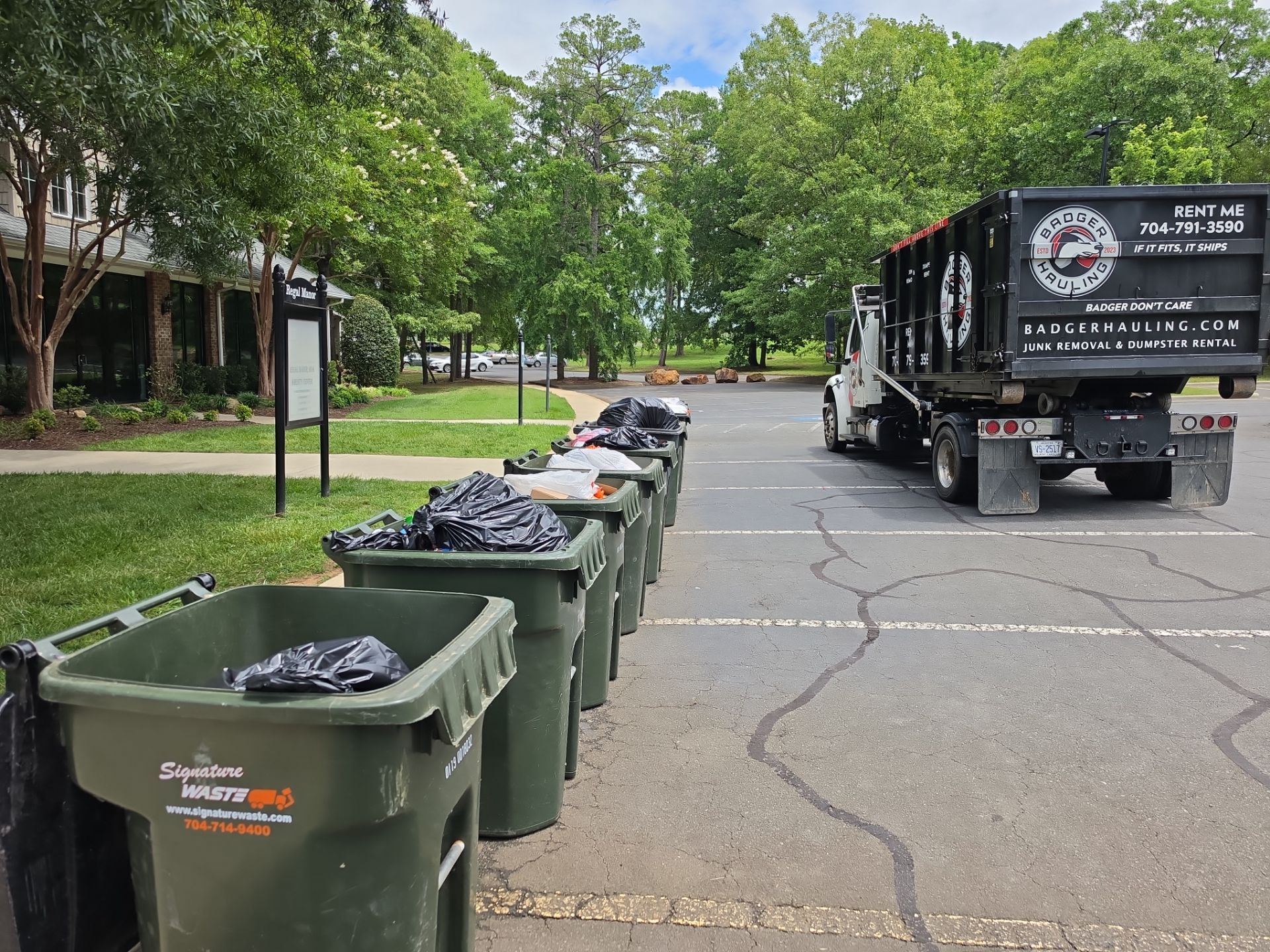 Property Clean Up Fort Mill by Badger Hauling