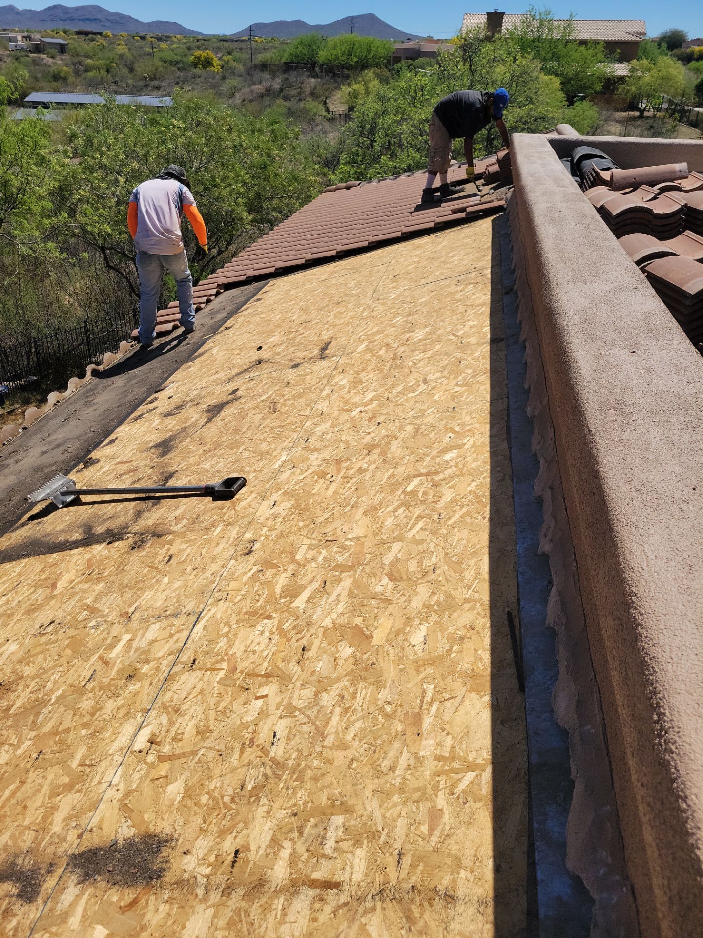 Project in Tucson by West Coast Roofing AZ
