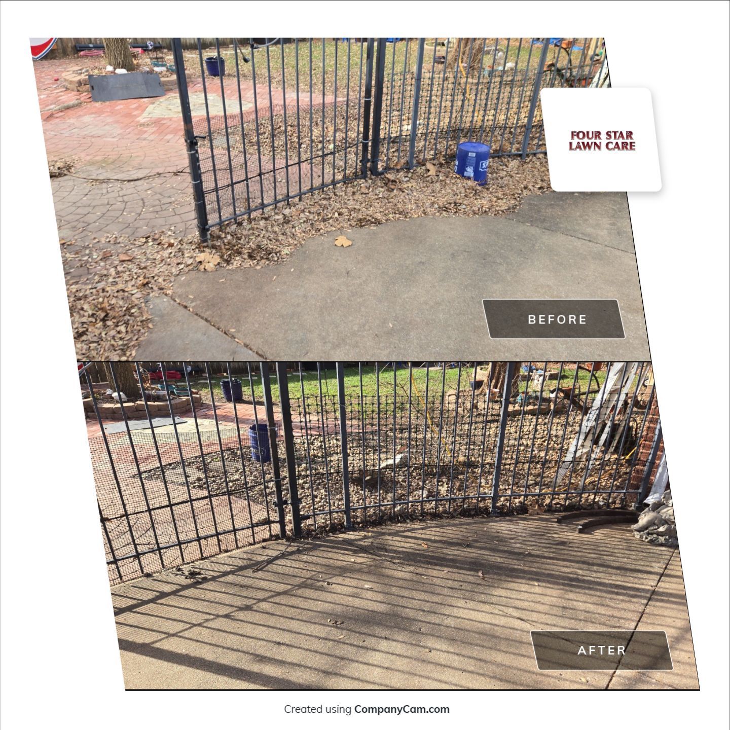 Project in Wichita by Four Star Lawn Care
