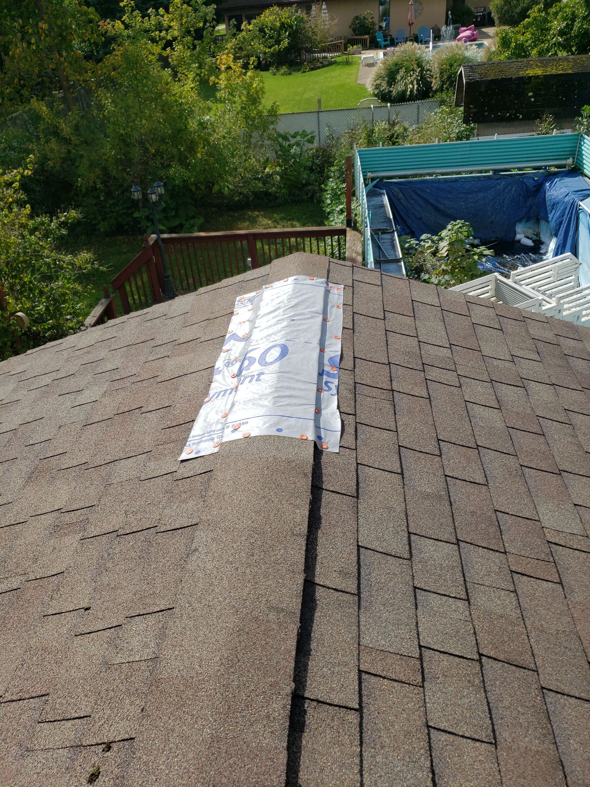 ATLAS PINNACLE COLOR: PRISTINE HEATHER DRIP EDGE: MUSKET BROWN by Eagle Eye Roofing