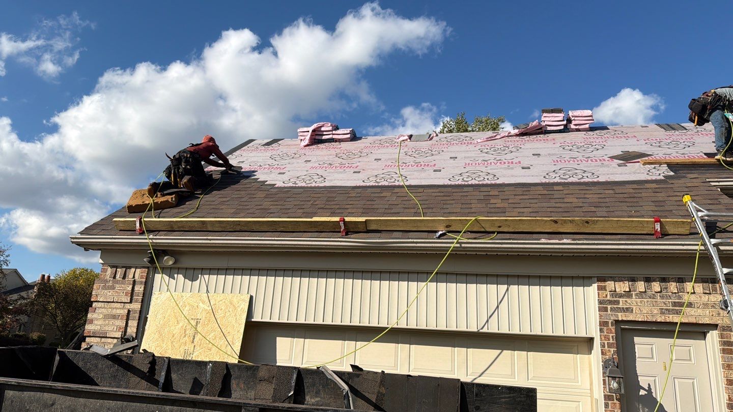 Roof Replacement using Owens Corning Teak by 180 Contractors