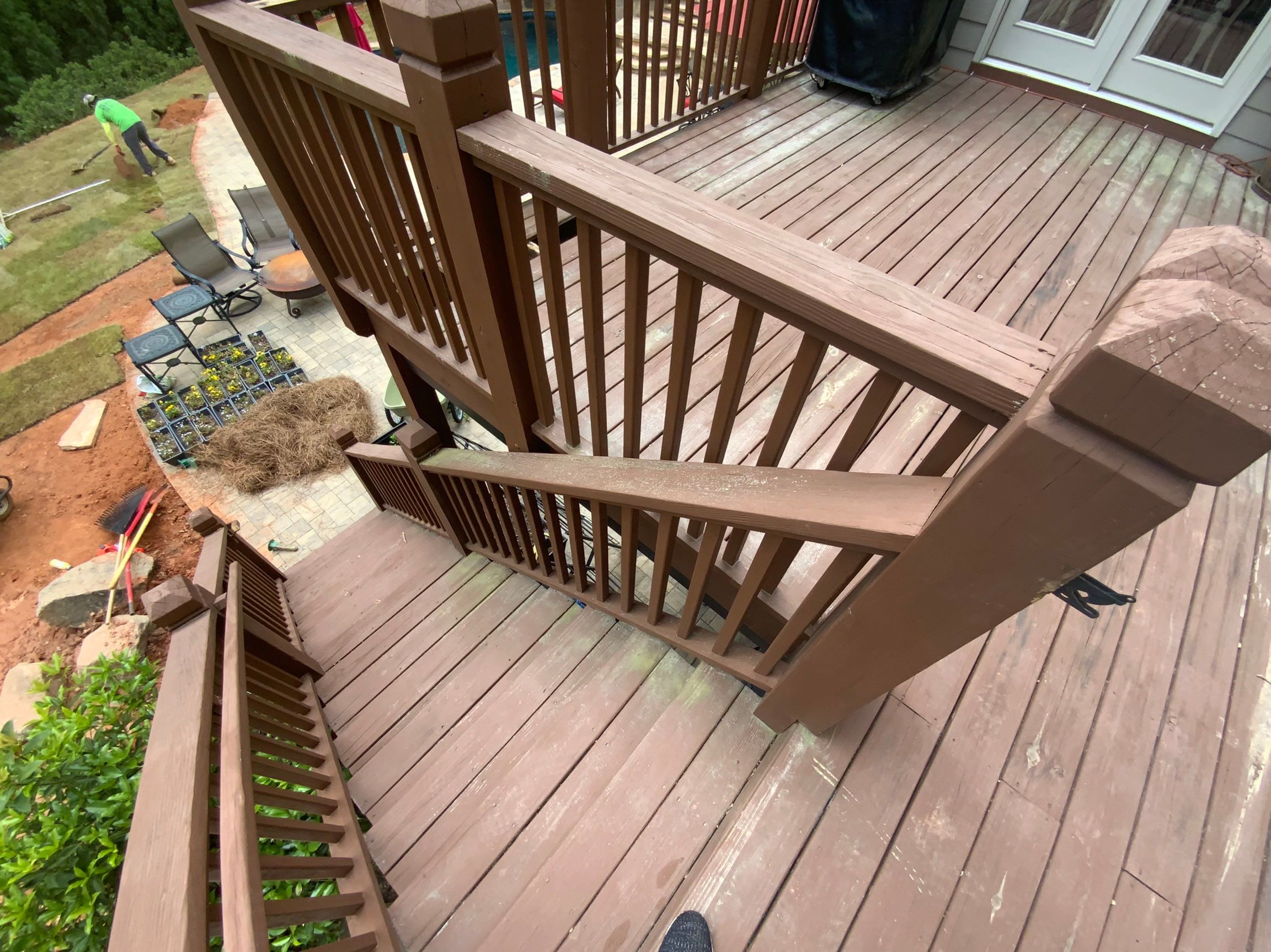 Composite Decking Installation and Porch Screening in Marietta by Swift Home Renovations