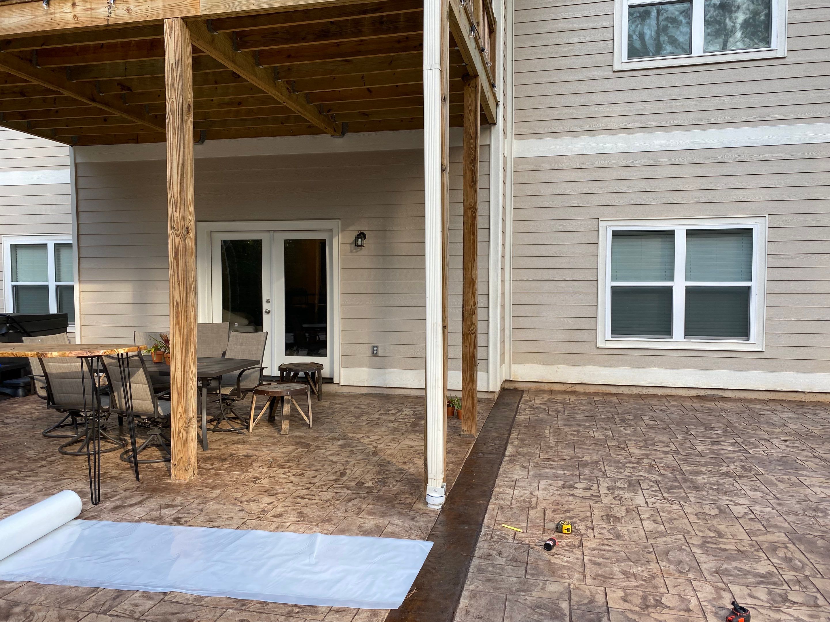 Outdoor Kitchen using Clifrock Panels by Xtreme Concrete Services