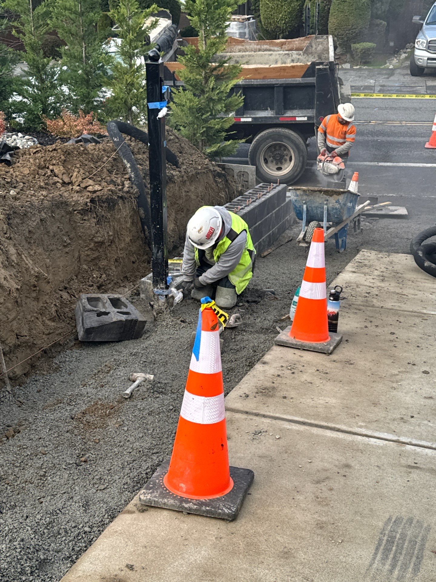 Retaining Wall & Concrete Patch Repair | Everett  by Jireh Asphalt & Concrete Inc 