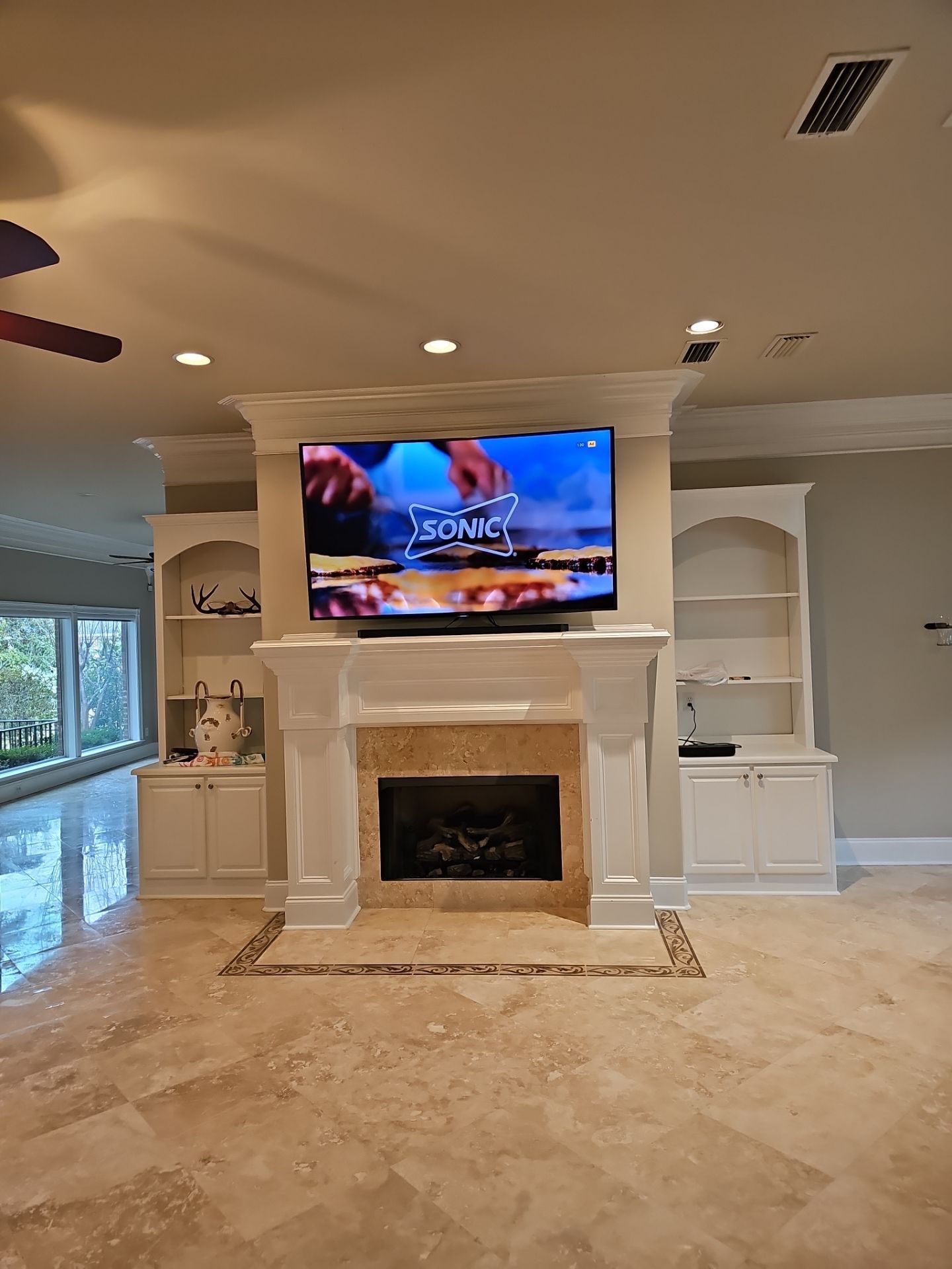 Fireplace TV Mounting Projects by Hangman Mounting & Installation 
