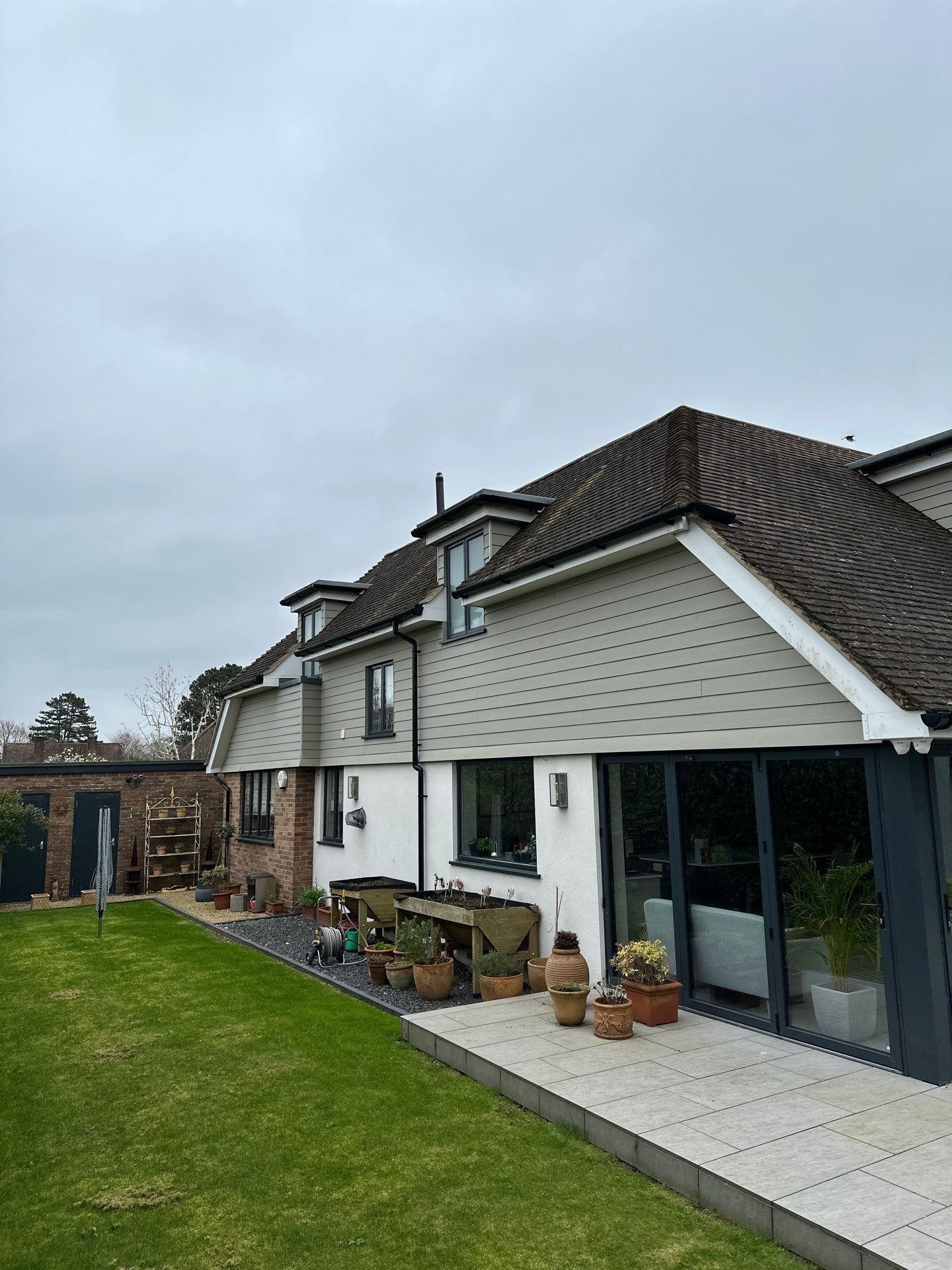 Roof Clean  - Moss Removal - Gutter Clean using Honda 15lpm Low Pressure Washing Machine by Ges Exterior Cleaning ltd