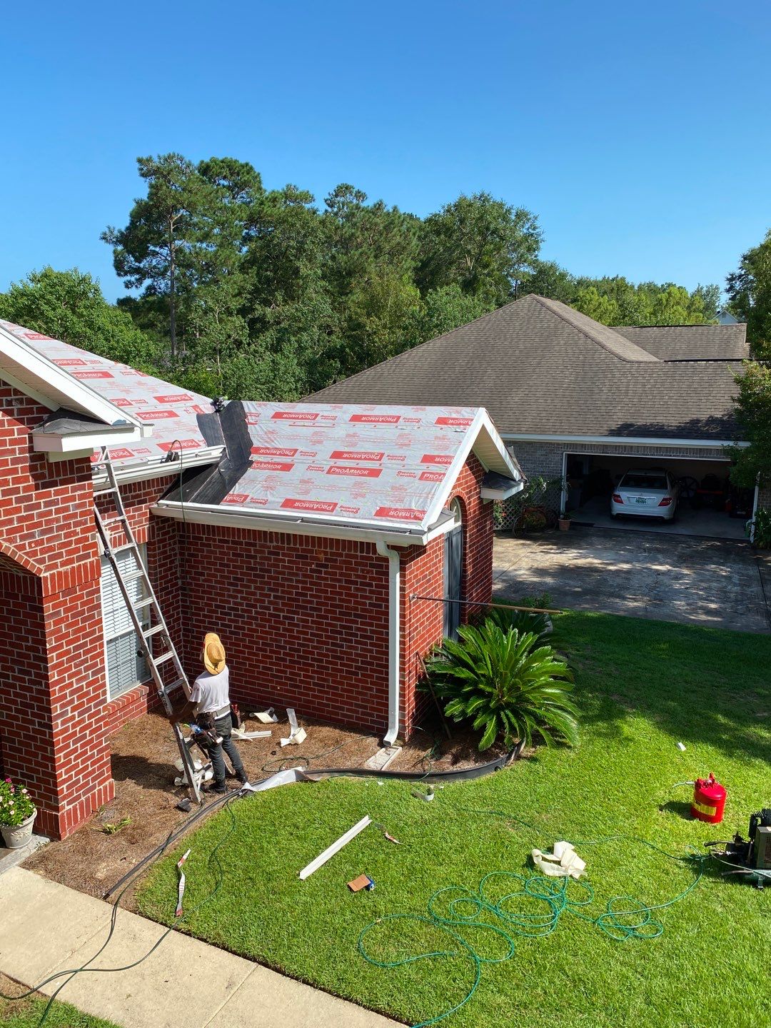 Commercial Roofing Installation using Roof Replacement by American Roofing & Construction LLC