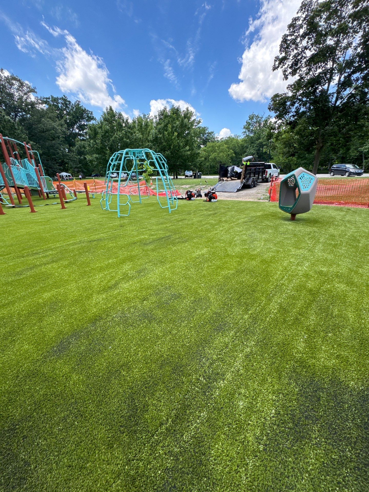 Playground Grass at Schoaff Park by ForeverLawn NEIN/INDY