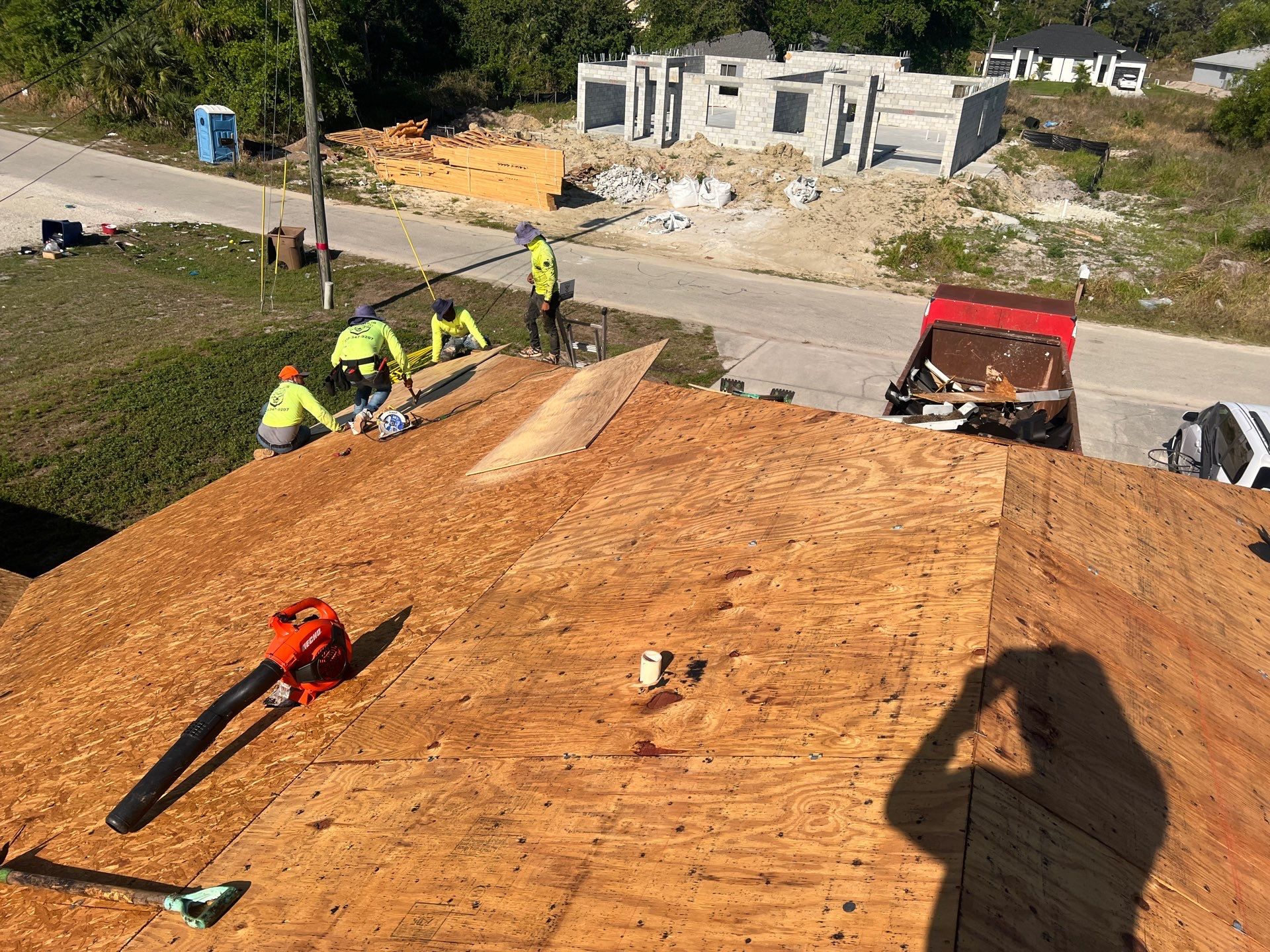Residential Roofing Installation using Tuff Rib by Durabilis Roofing INC
