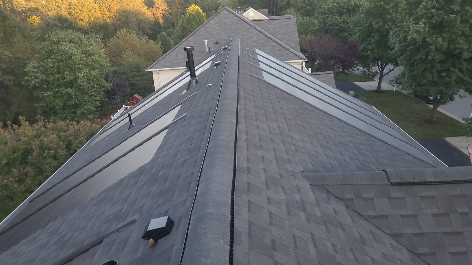 GAF Timberline Solar Roof Ellicott City, MD by American Home Contractors