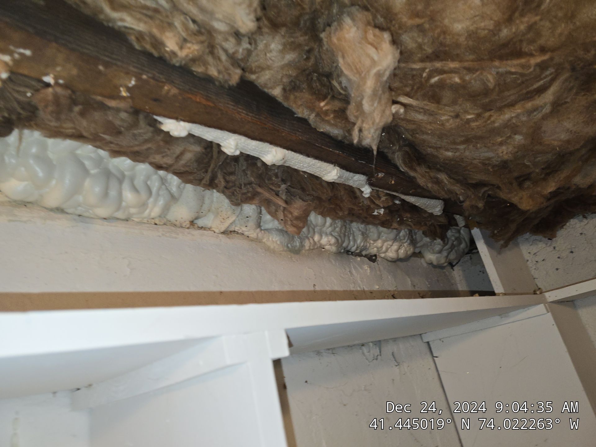 Attic Insulation using open cell spray foam by NYS Foam & Energy