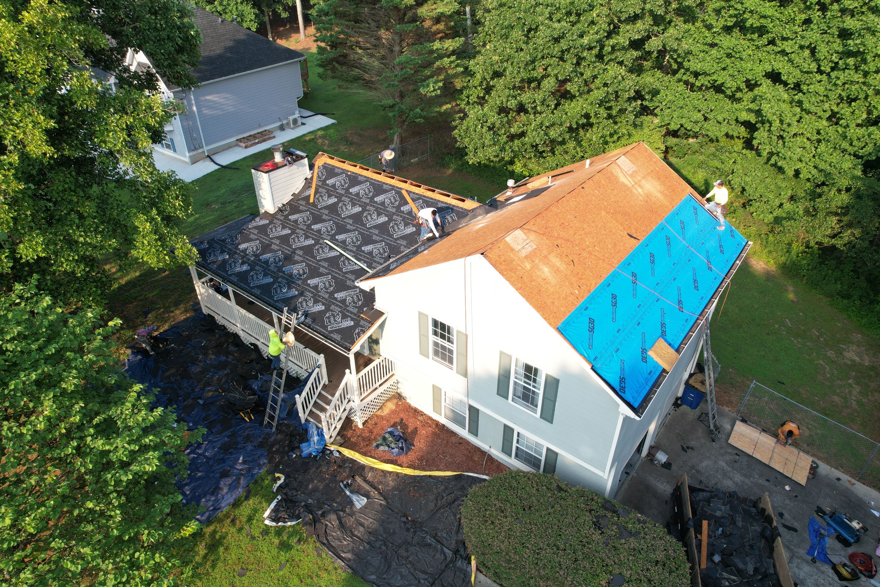 Residential Roofing Installation using Owens Corning by Inspector Roofing and Restoration