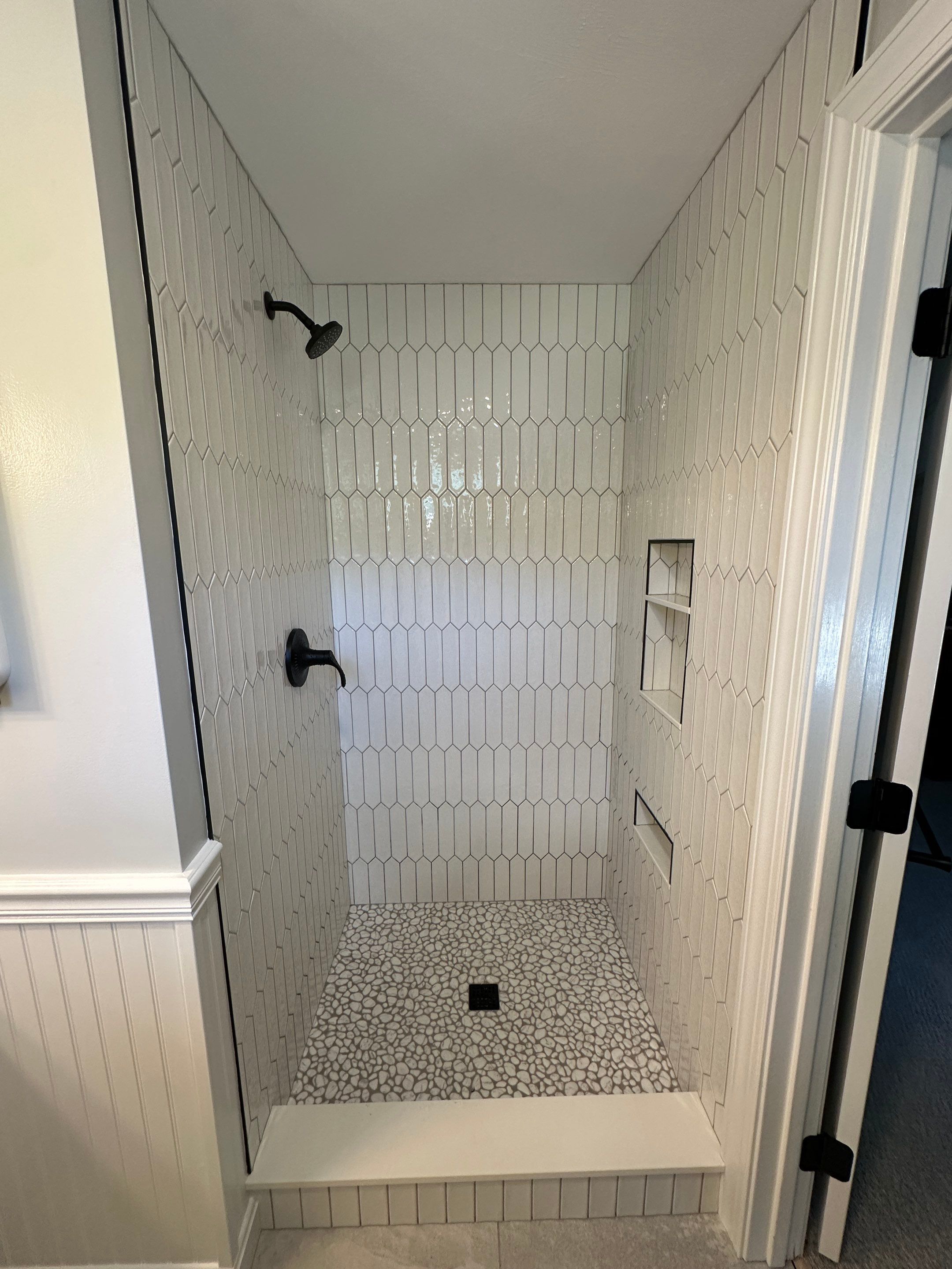 Master Bathroom - Hexagons by Renovatic LLC