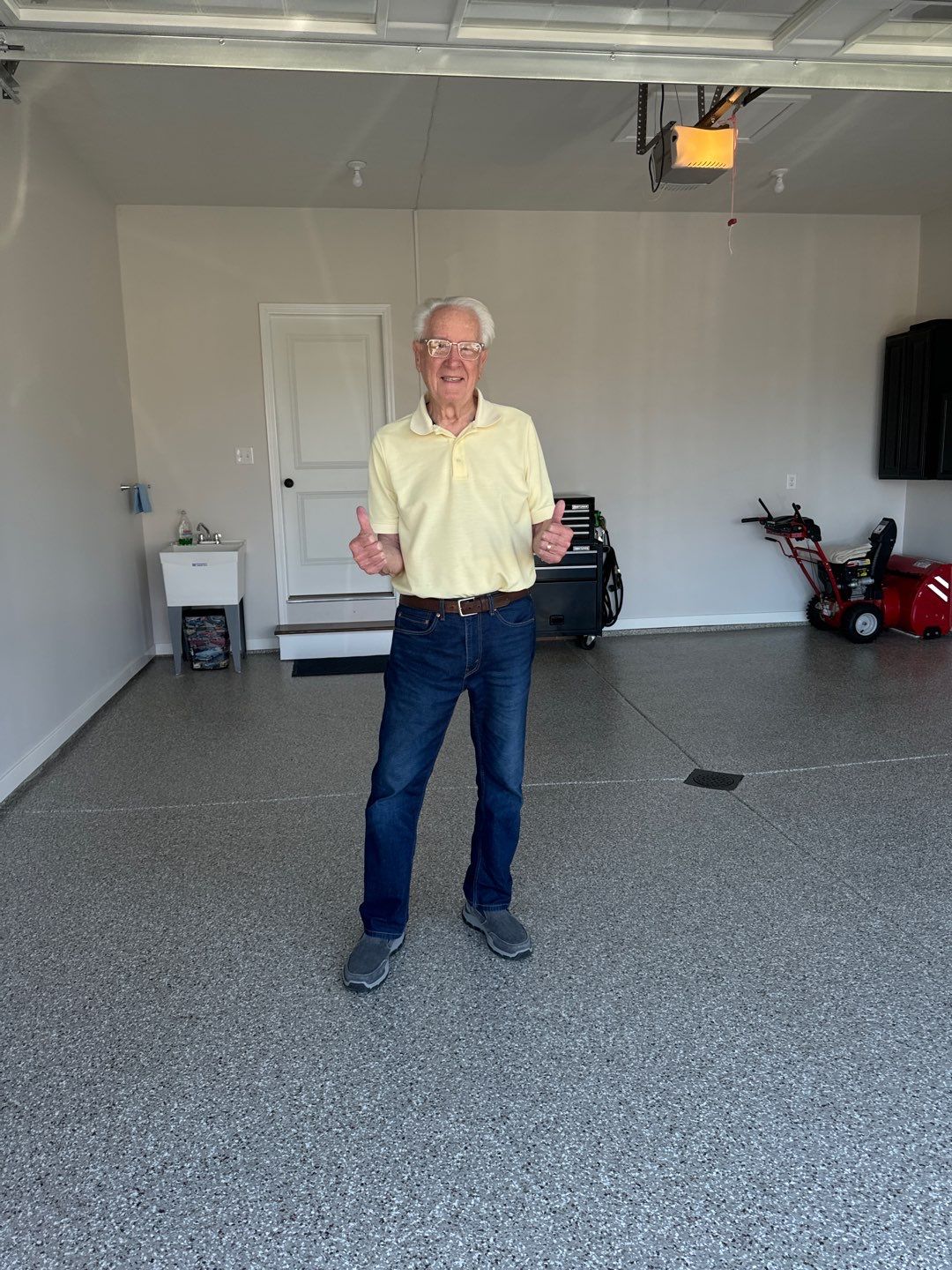 Porch + Garage Project in Washington by Floors in a Day, Inc