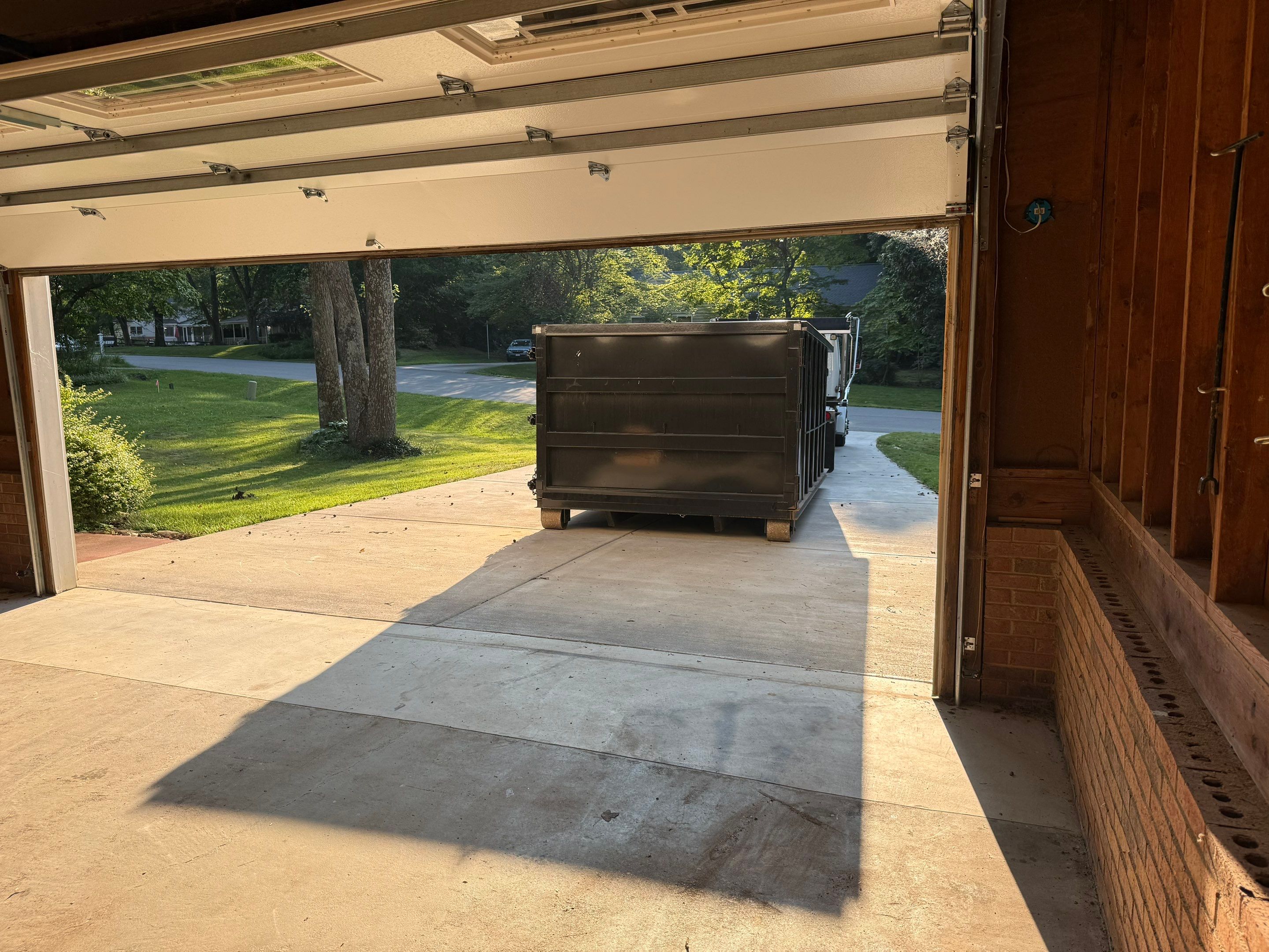 Project in Matthews by Badger Hauling