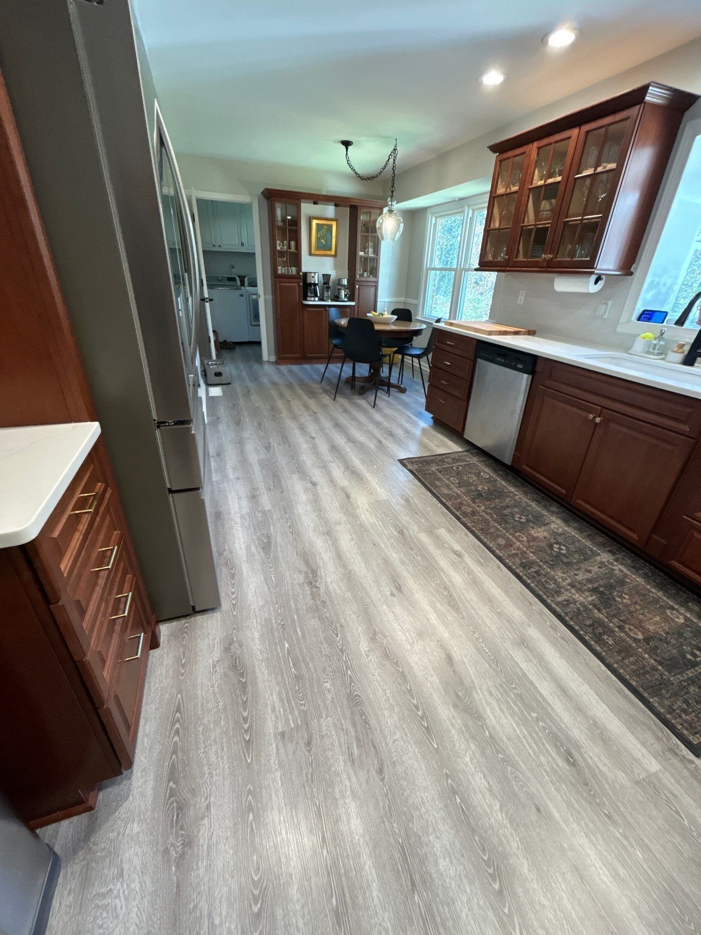 Kitchen Floor Upgrade by Footprints Bath and Tile of East Atlanta