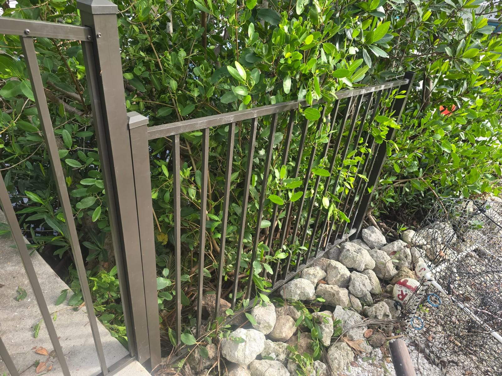 Bronze Aluminum Picket Fence Installation in Port Charlotte by True Fence LLC