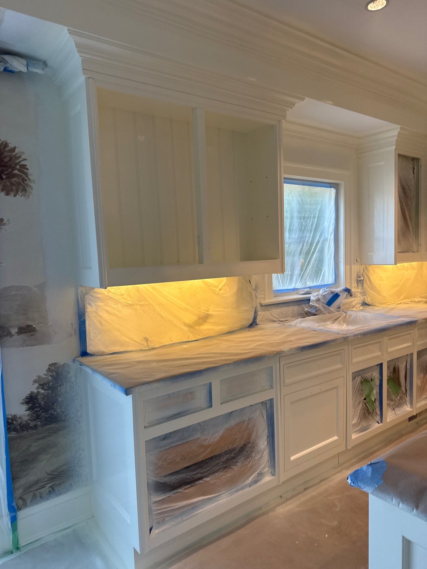 Water Damage Repairs in Luxury Kitchen and Primary Bathroom by Fox Hill Luxury Real Estate Services