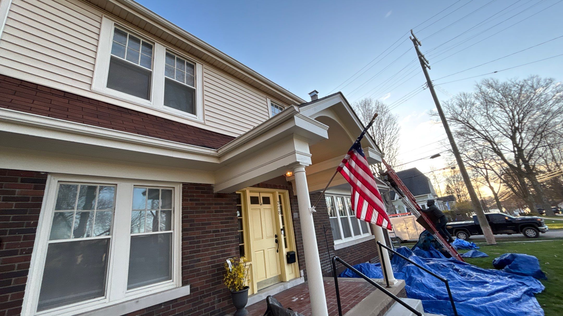 Roof Replacement using Owens Corning Summer Harvest by 180 Contractors