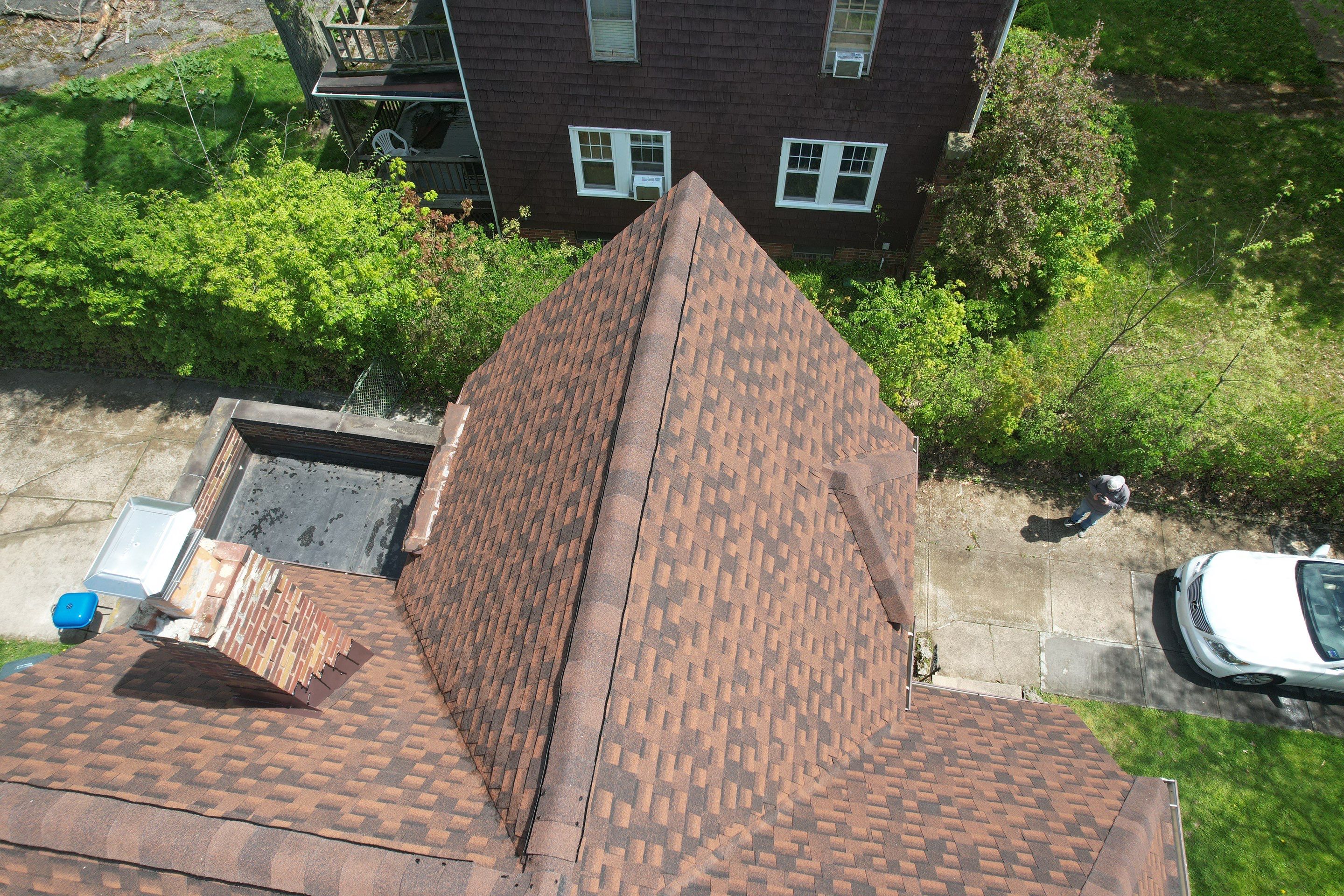 Residential Roof Replacement using GAF Timberline HDZ Hickory - Cleveland Heights by Atlas Roofing & Restoration