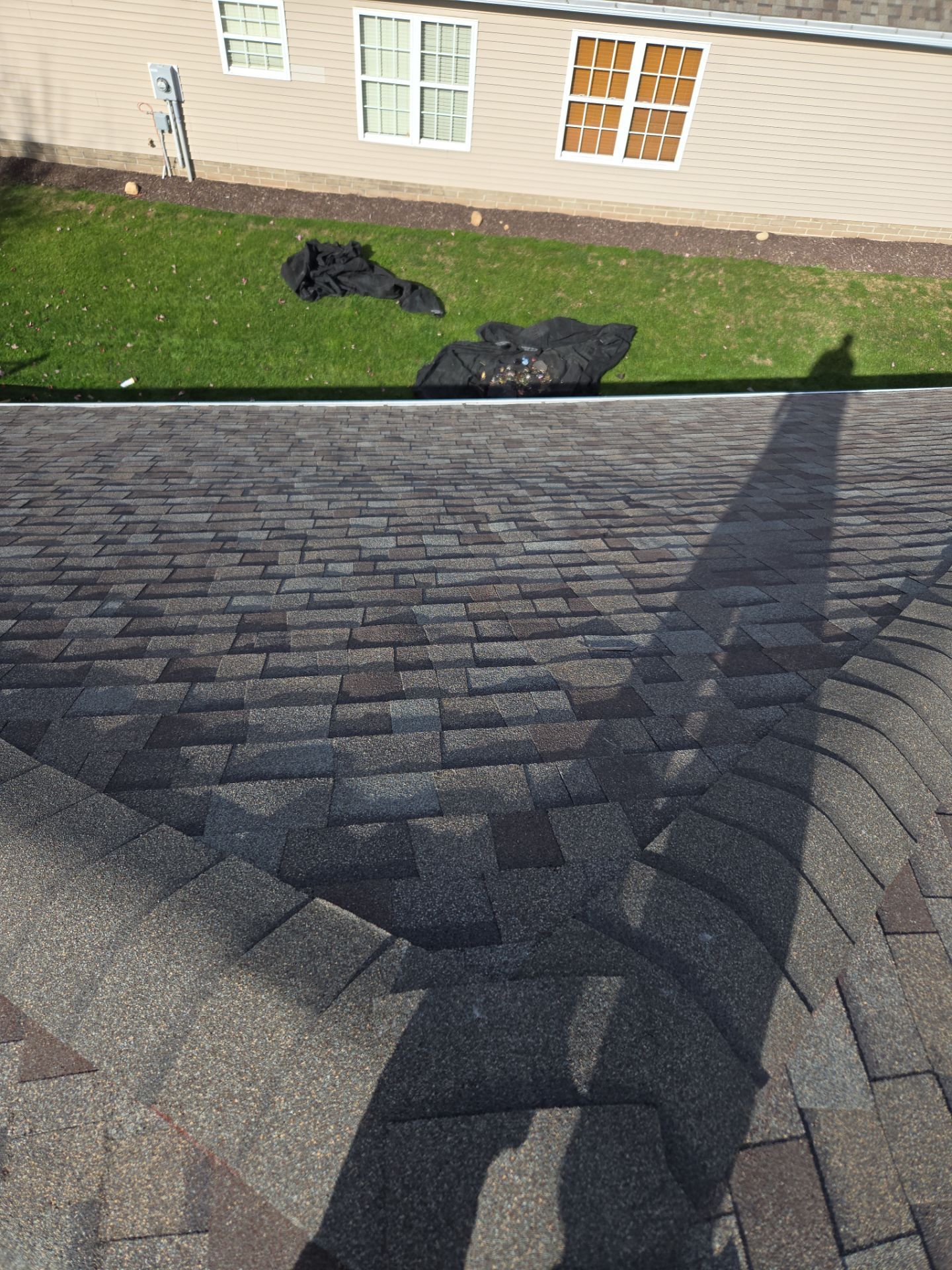 Owens Corning Duration, Color, Driftwood, Drip Edge, Birch White by Eagle Eye Roofing