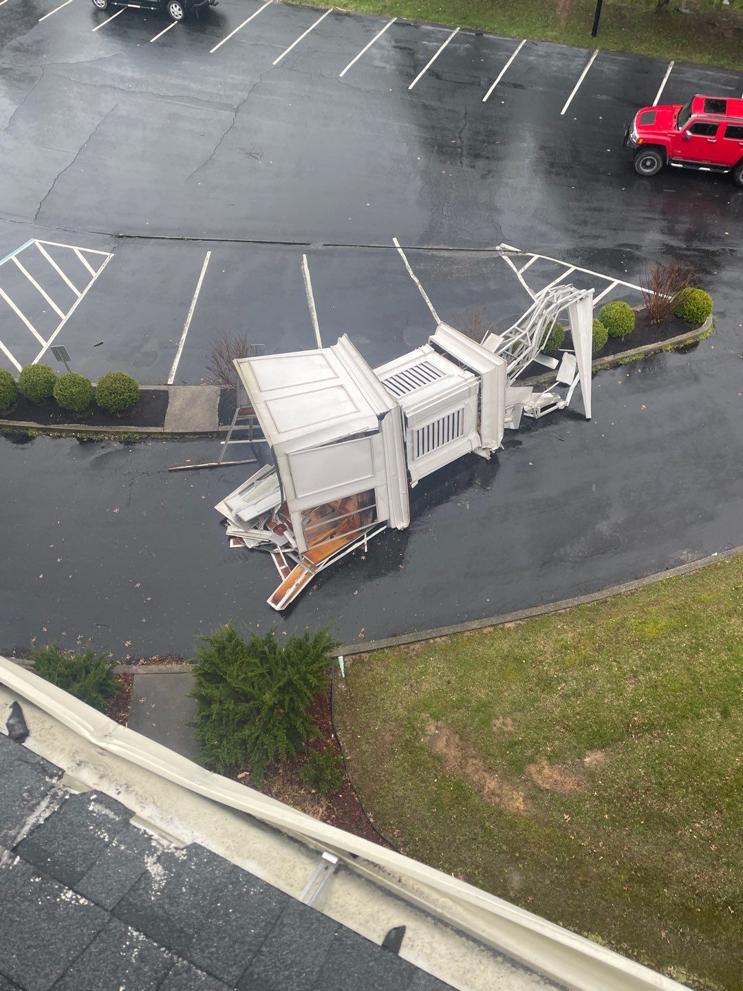 Commercial Restoration After Strong Wind Storm  by KISH RESTORATION 