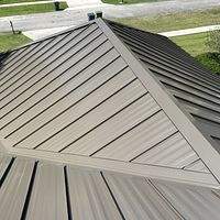 24ga 1.5" Mechanical Seam Medium Bronze by Total Roofing System The Metal Roof Experts