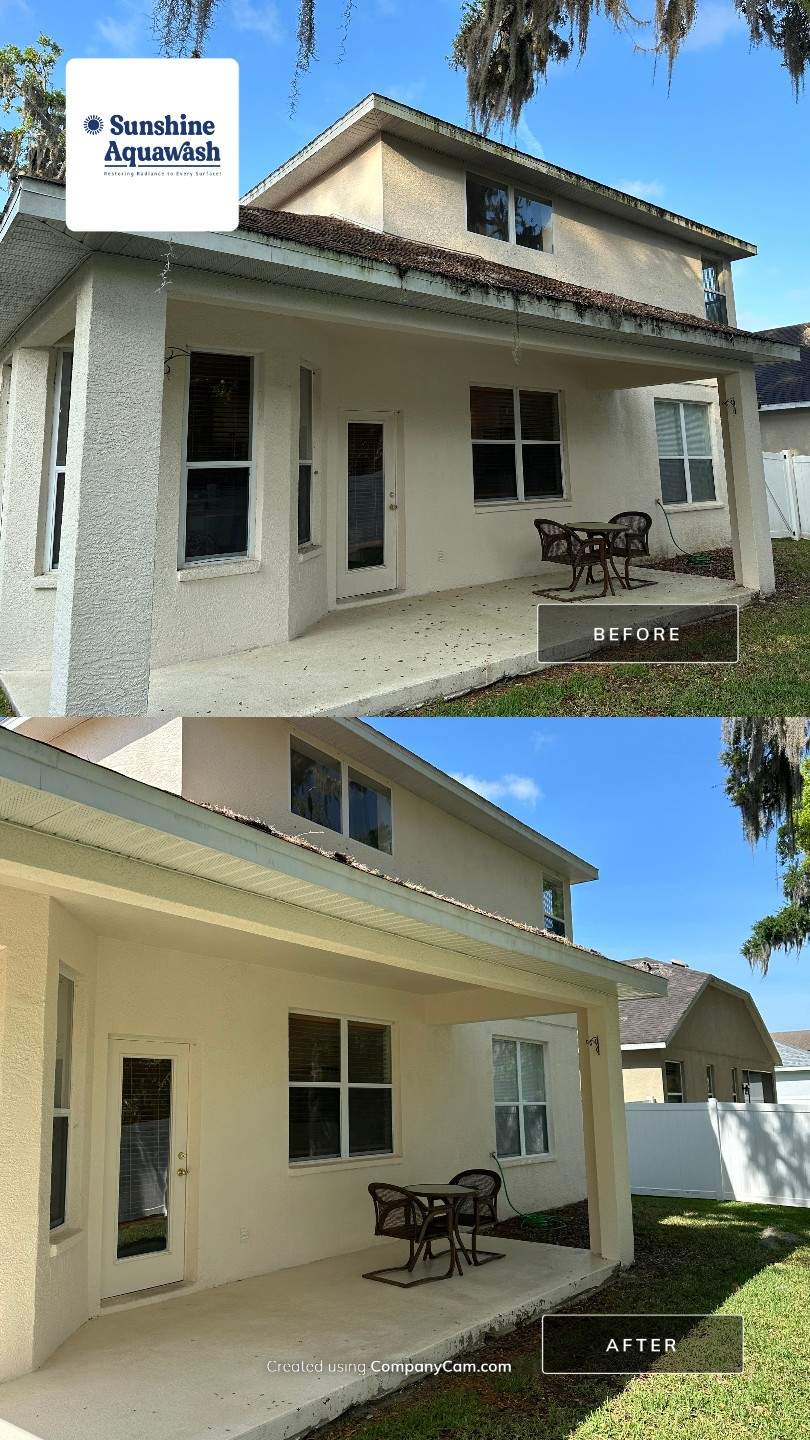 House Wash, Vinyl Fence, Patio, Driveway & Sidewalk Cleaning in Oakley Place, Ellenton, FL | Sunshine AquaWash by Sunshine AquaWash