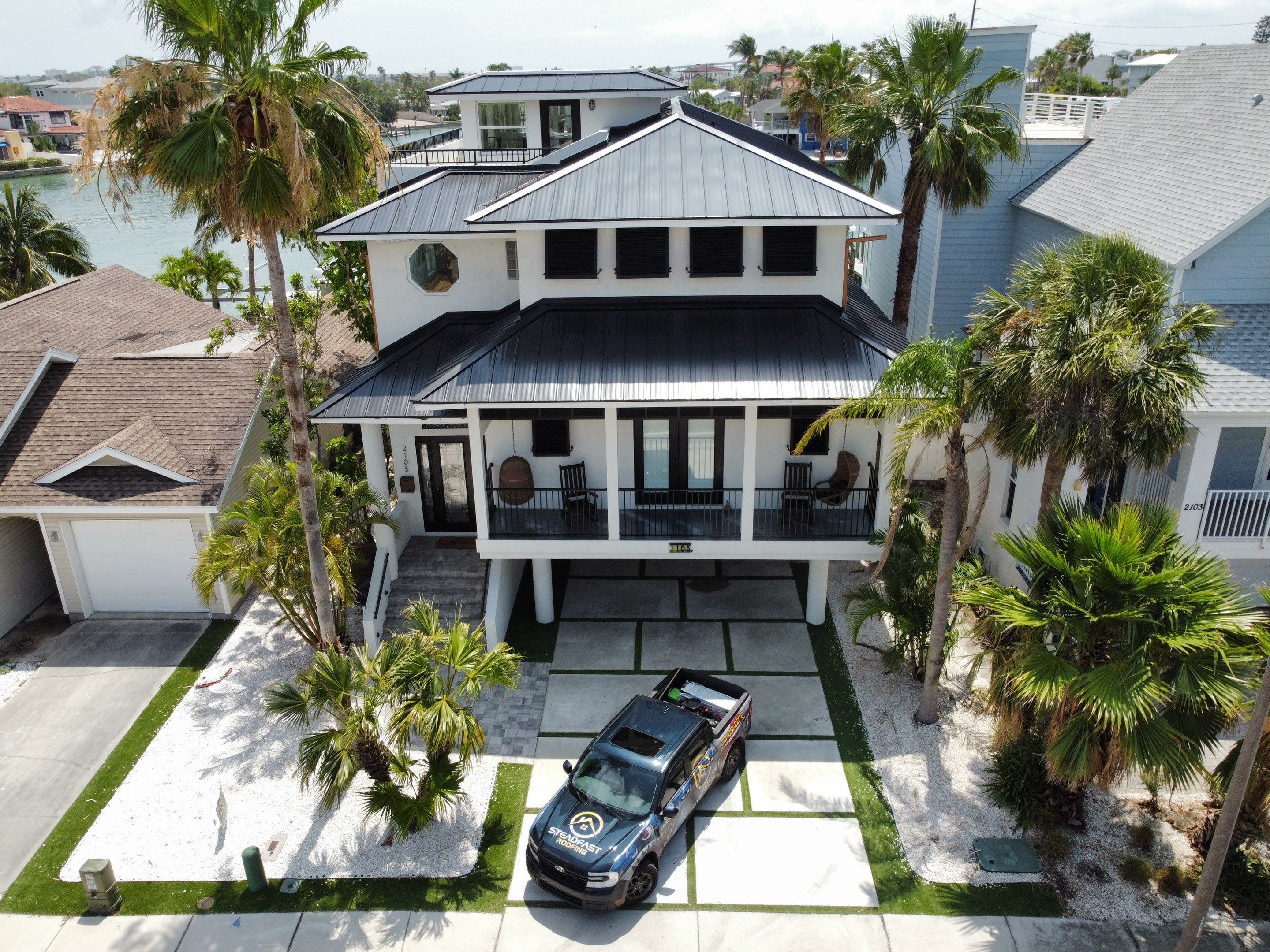Roof Replacement in St Pete Beach, FL. by Steadfast Roofing