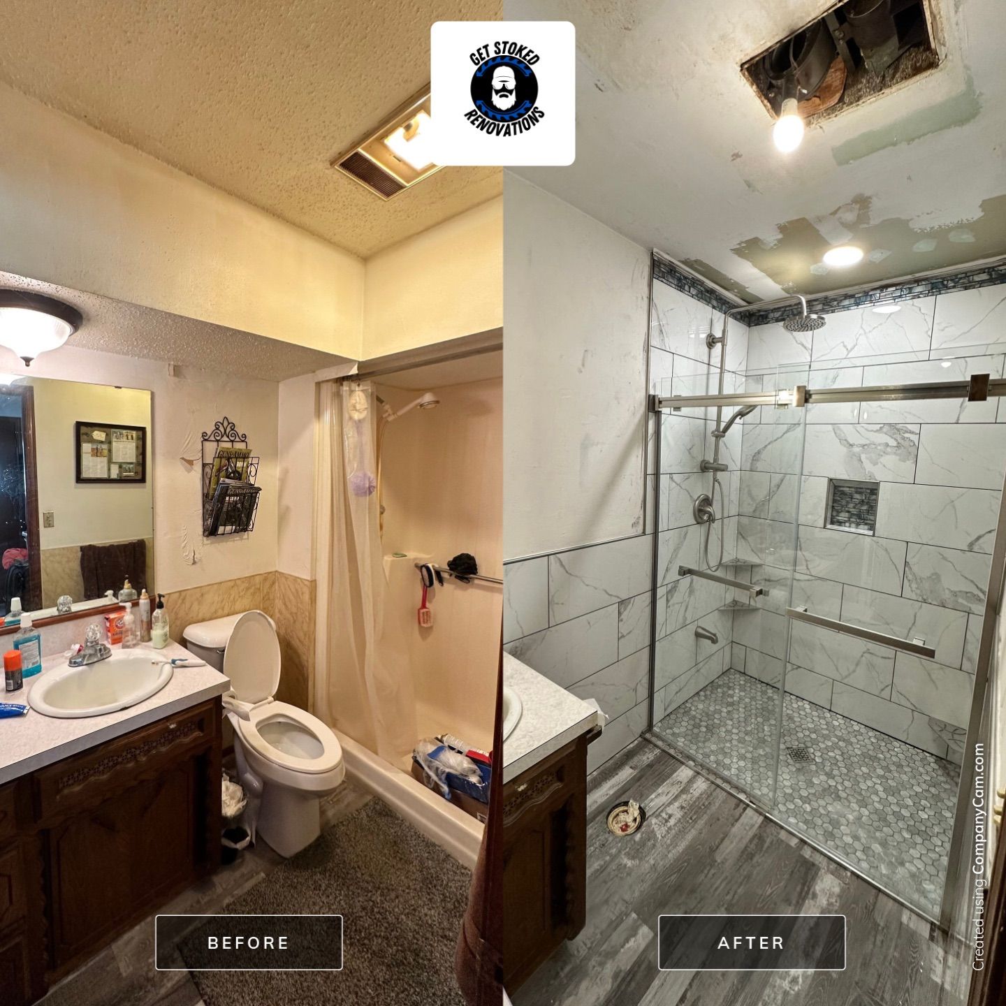 Bathroom Remodel by Get Stoked Renovations